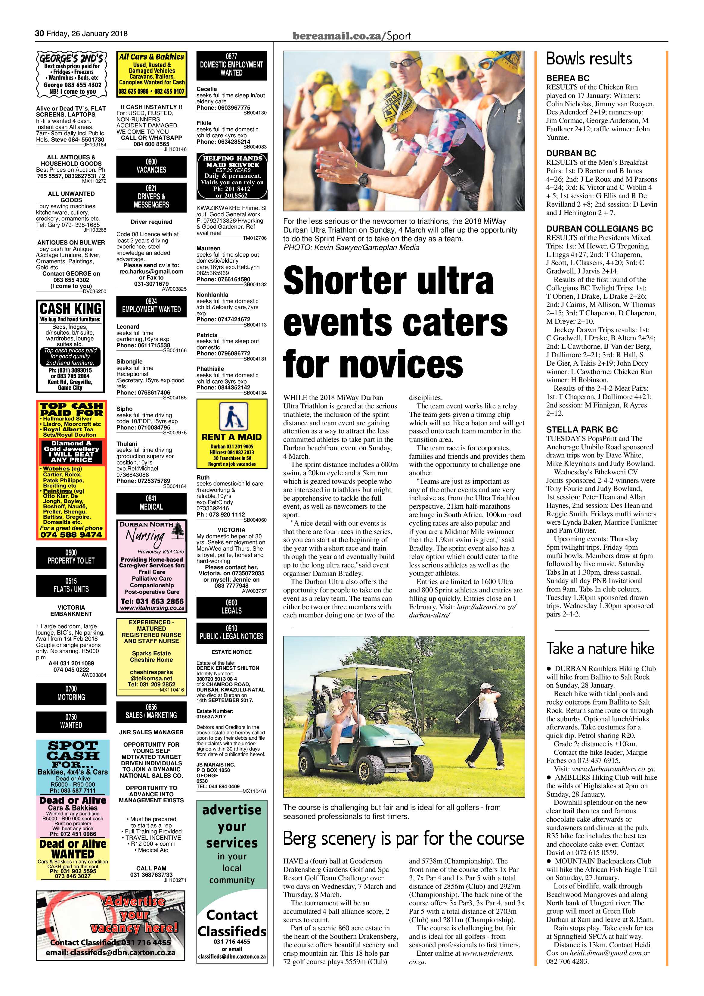 Berea Mail 26 January 2018 page 30