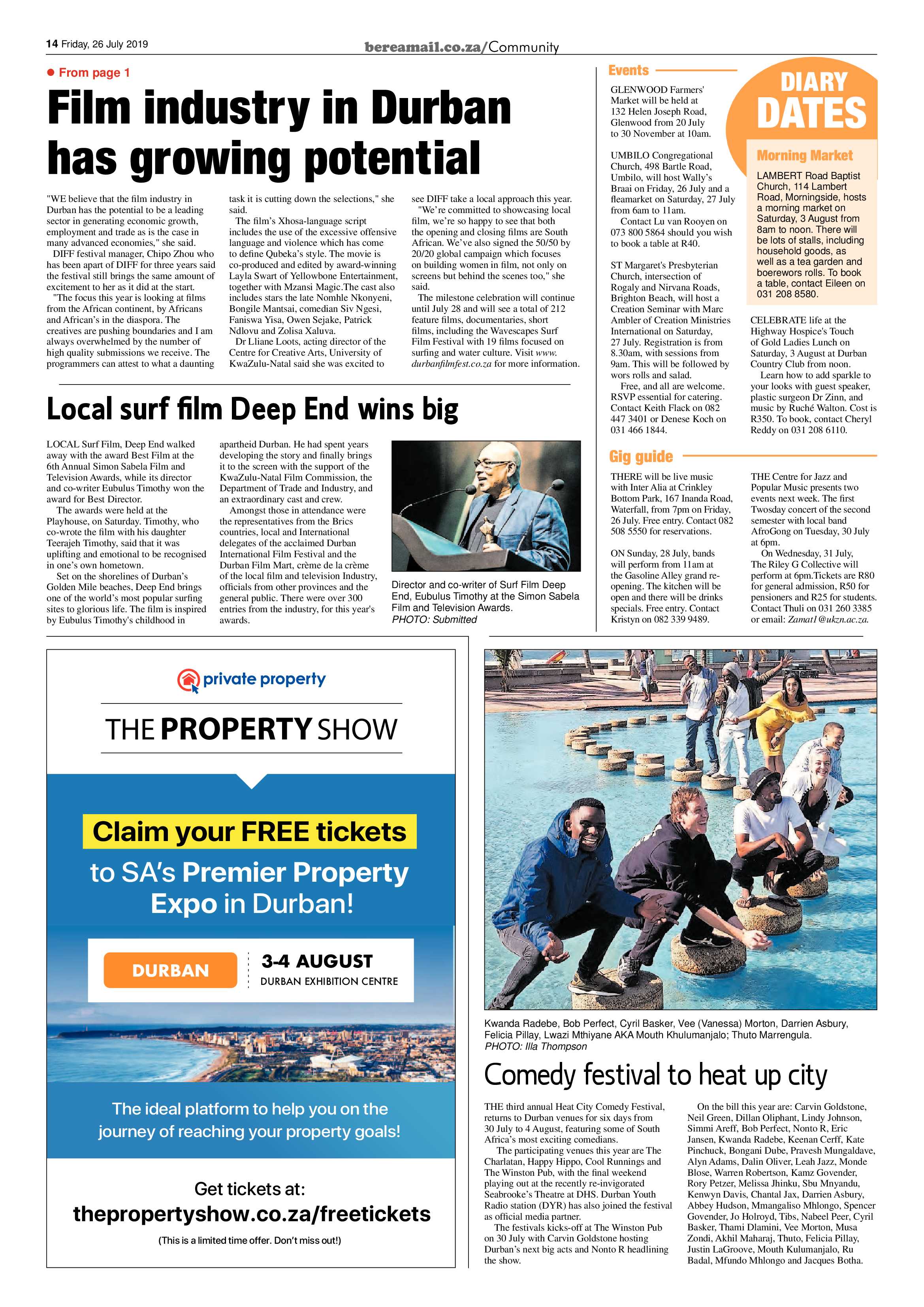 Berea Mail 26 July 2019 page 14
