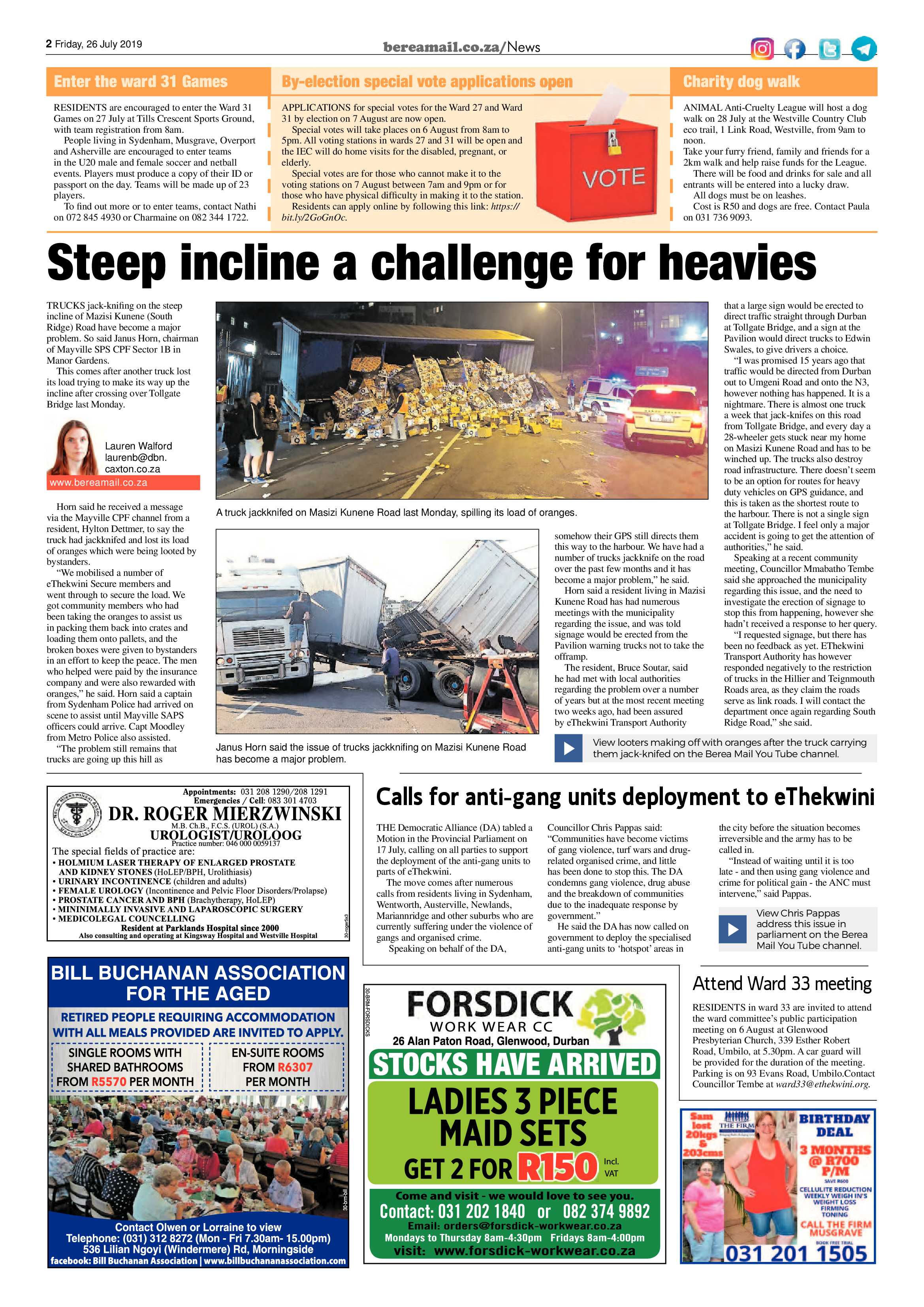 Berea Mail 26 July 2019 page 2
