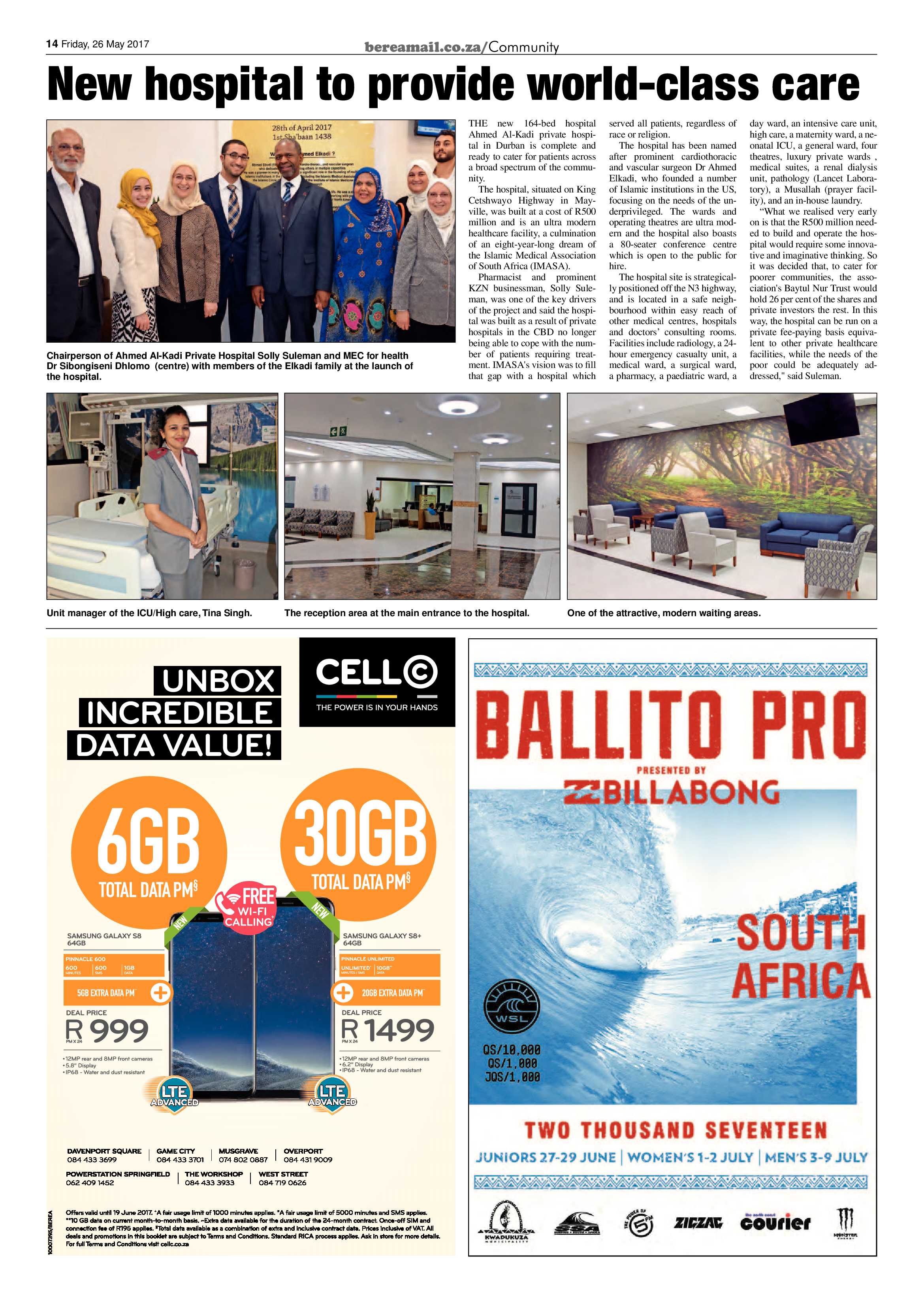 Berea Mail 26 May 2017 page 14