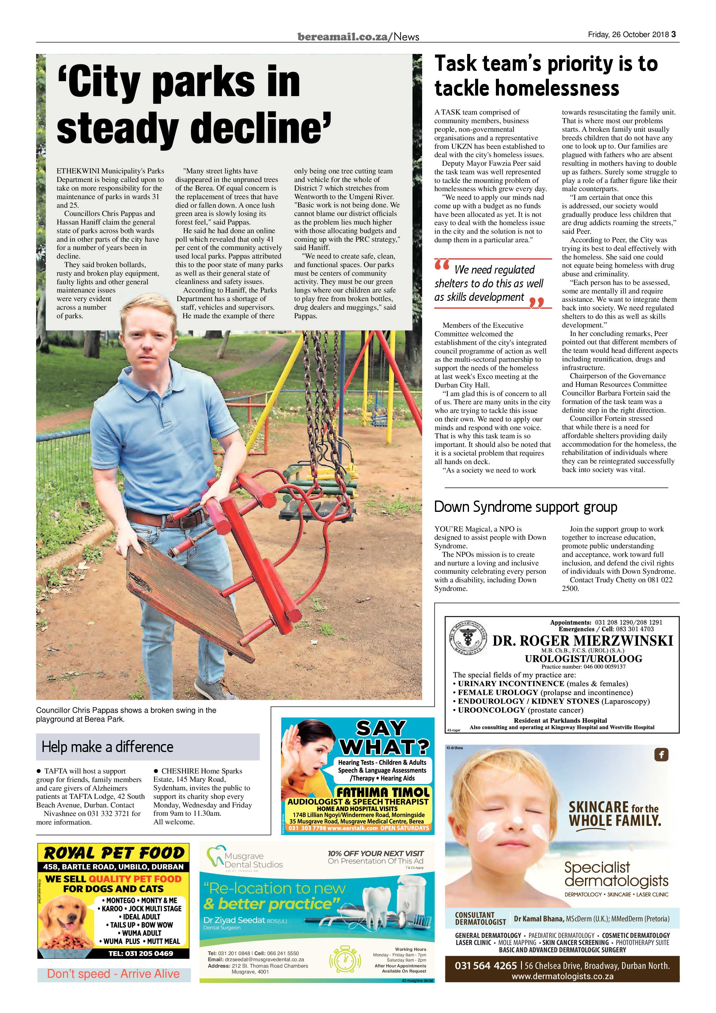 Berea Mail 26 October 2018 page 3