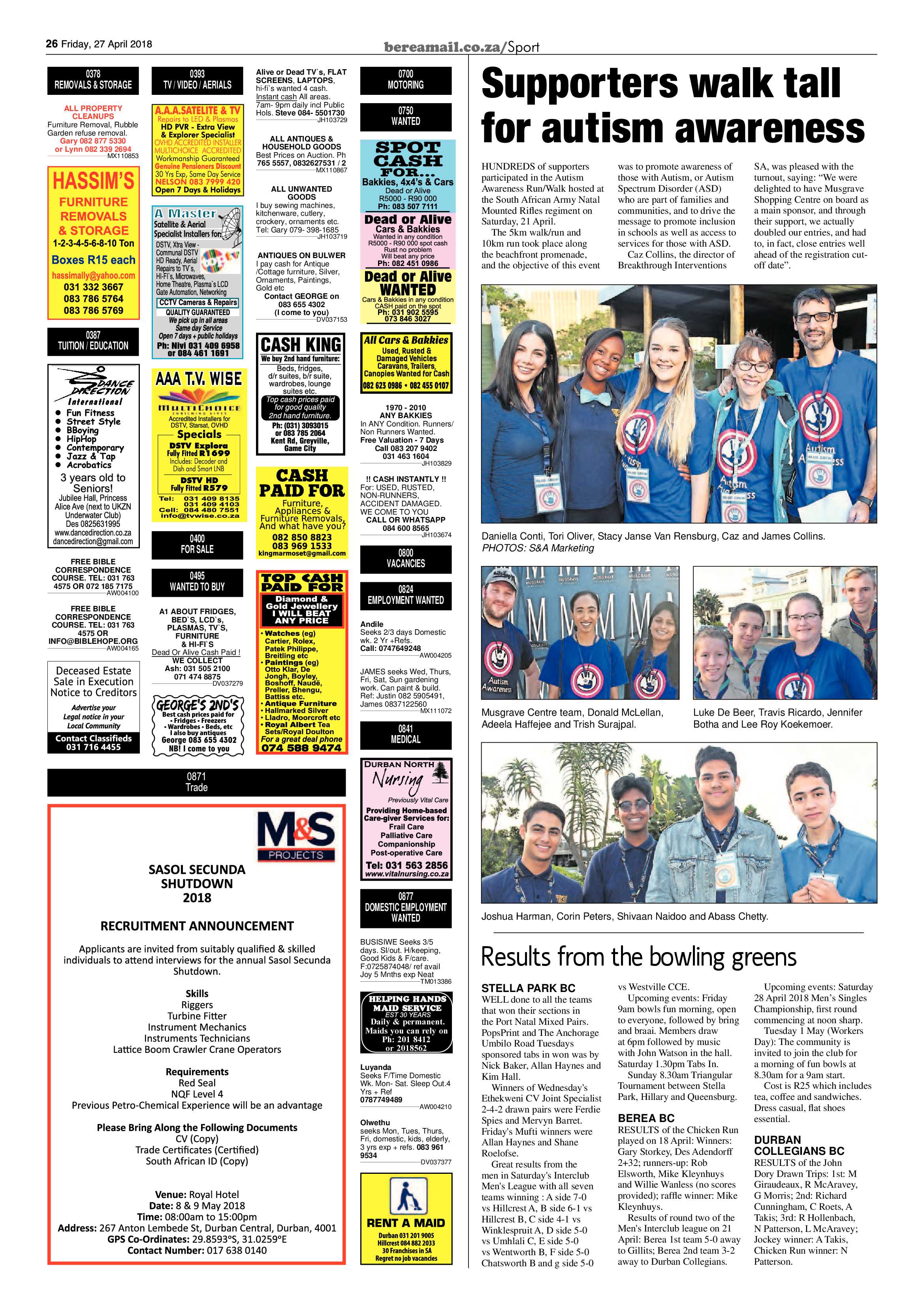 Berea Mail 27 April 2018 page 26