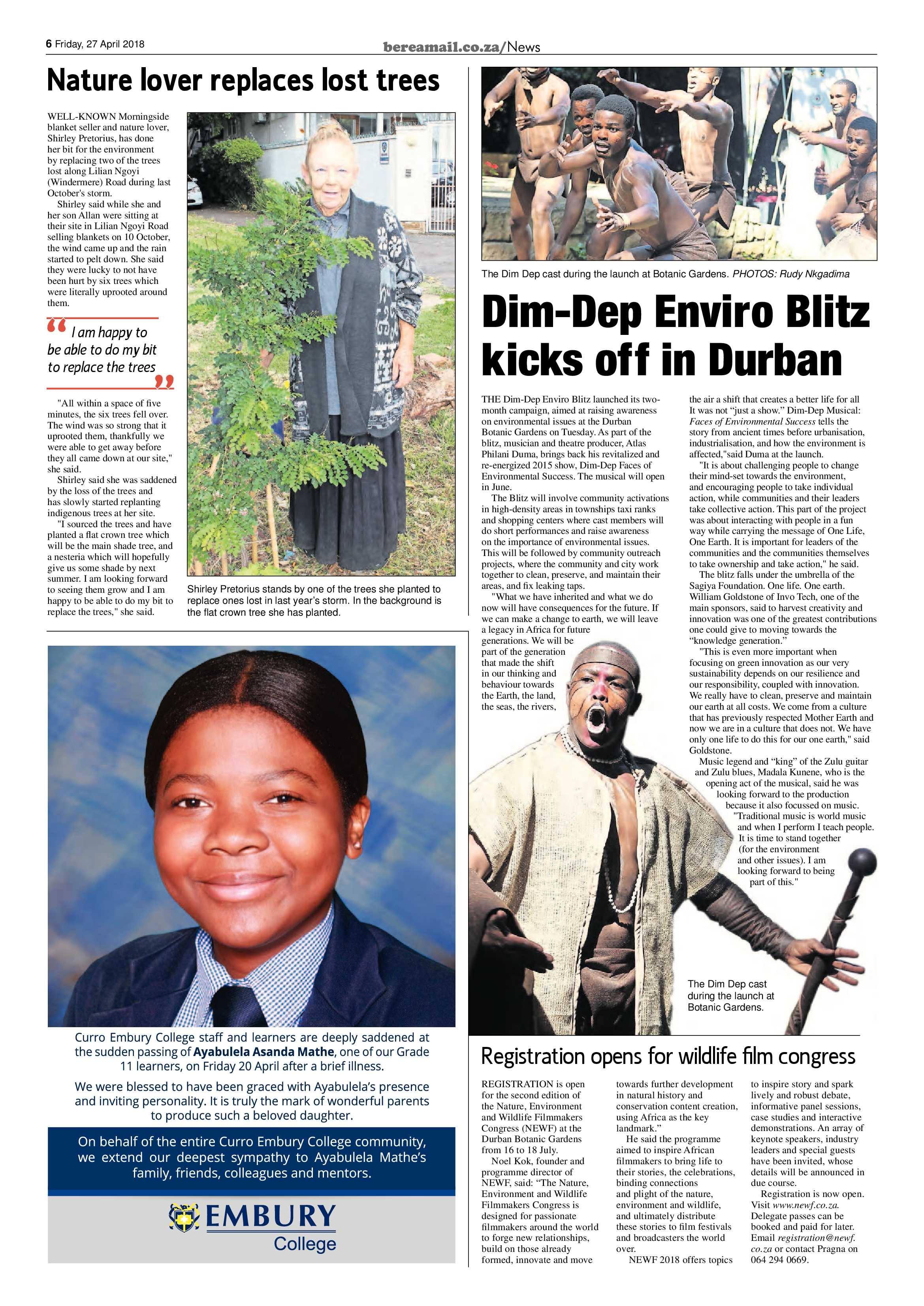 Berea Mail 27 April 2018 page 6