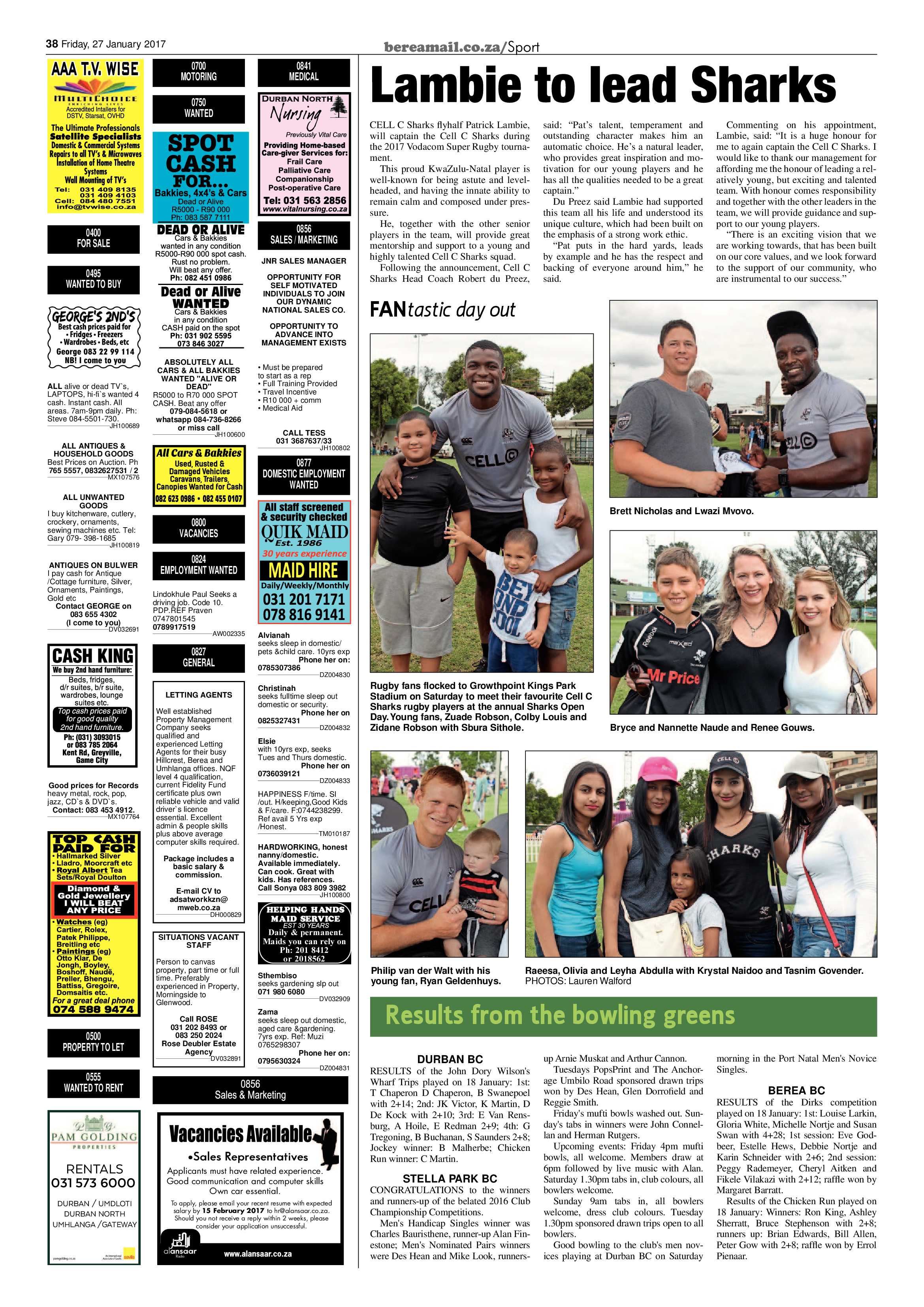 Berea Mail 27 January 2017 page 38