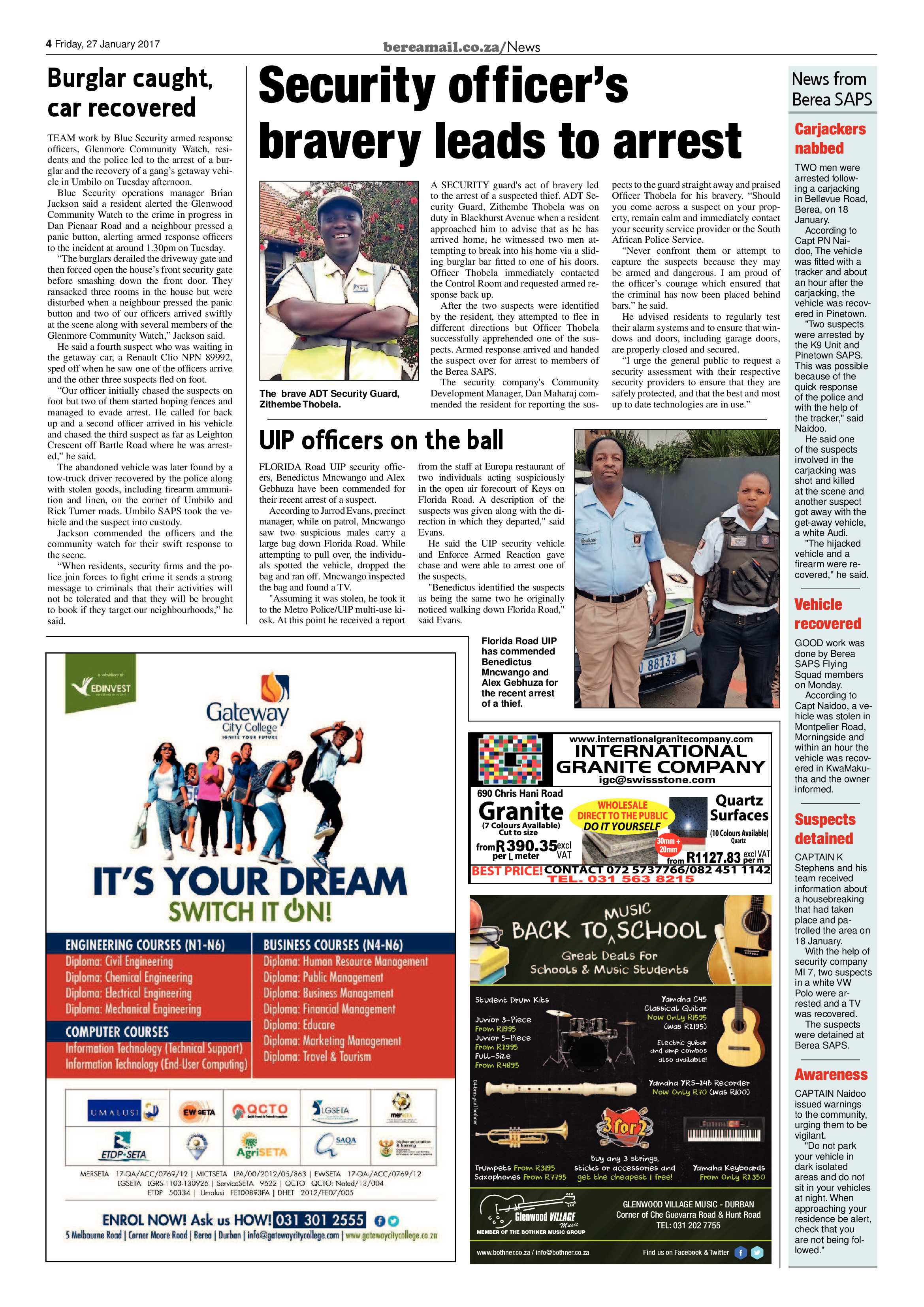 Berea Mail 27 January 2017 page 4