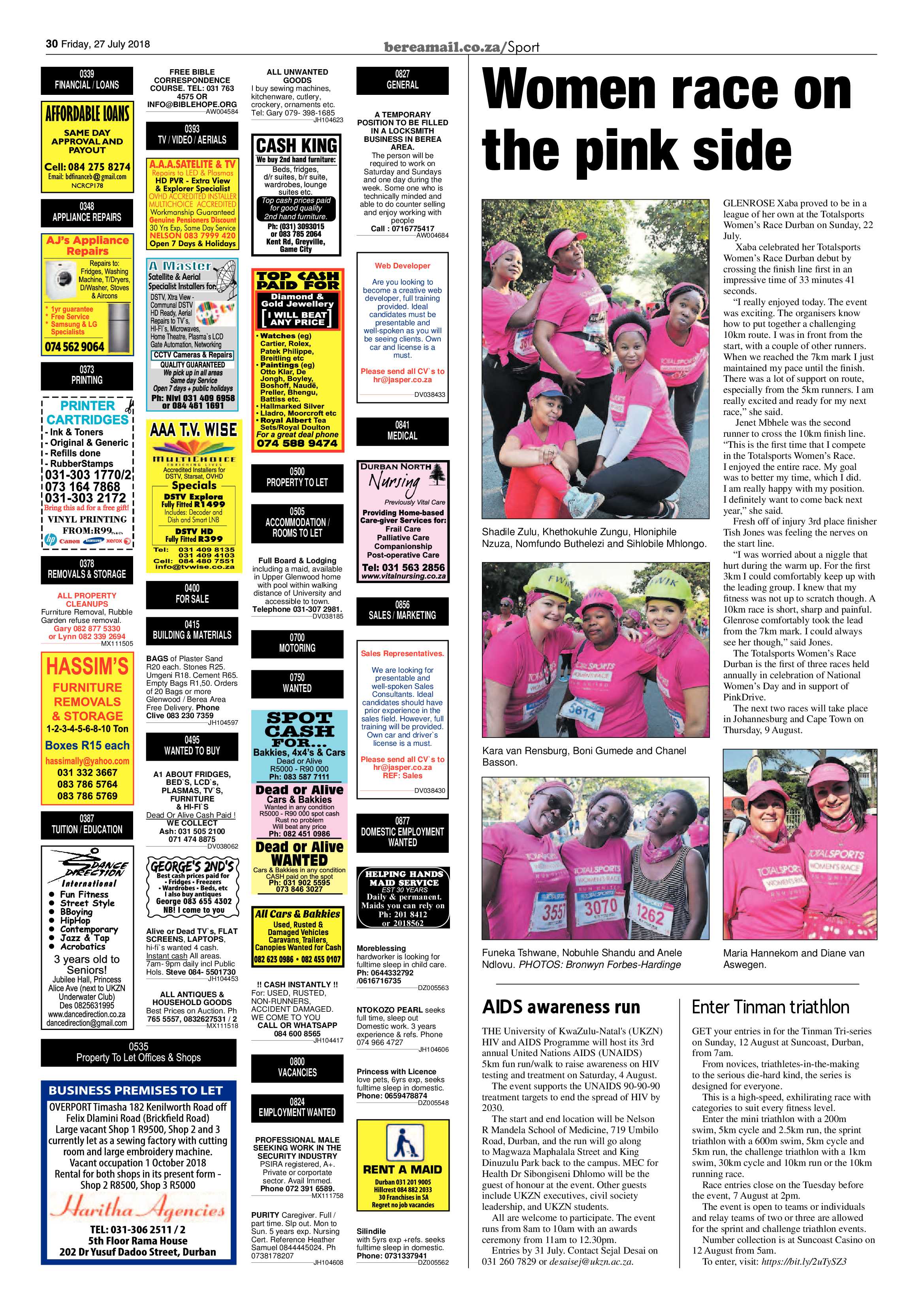 Berea Mail 27 July 2018 page 30