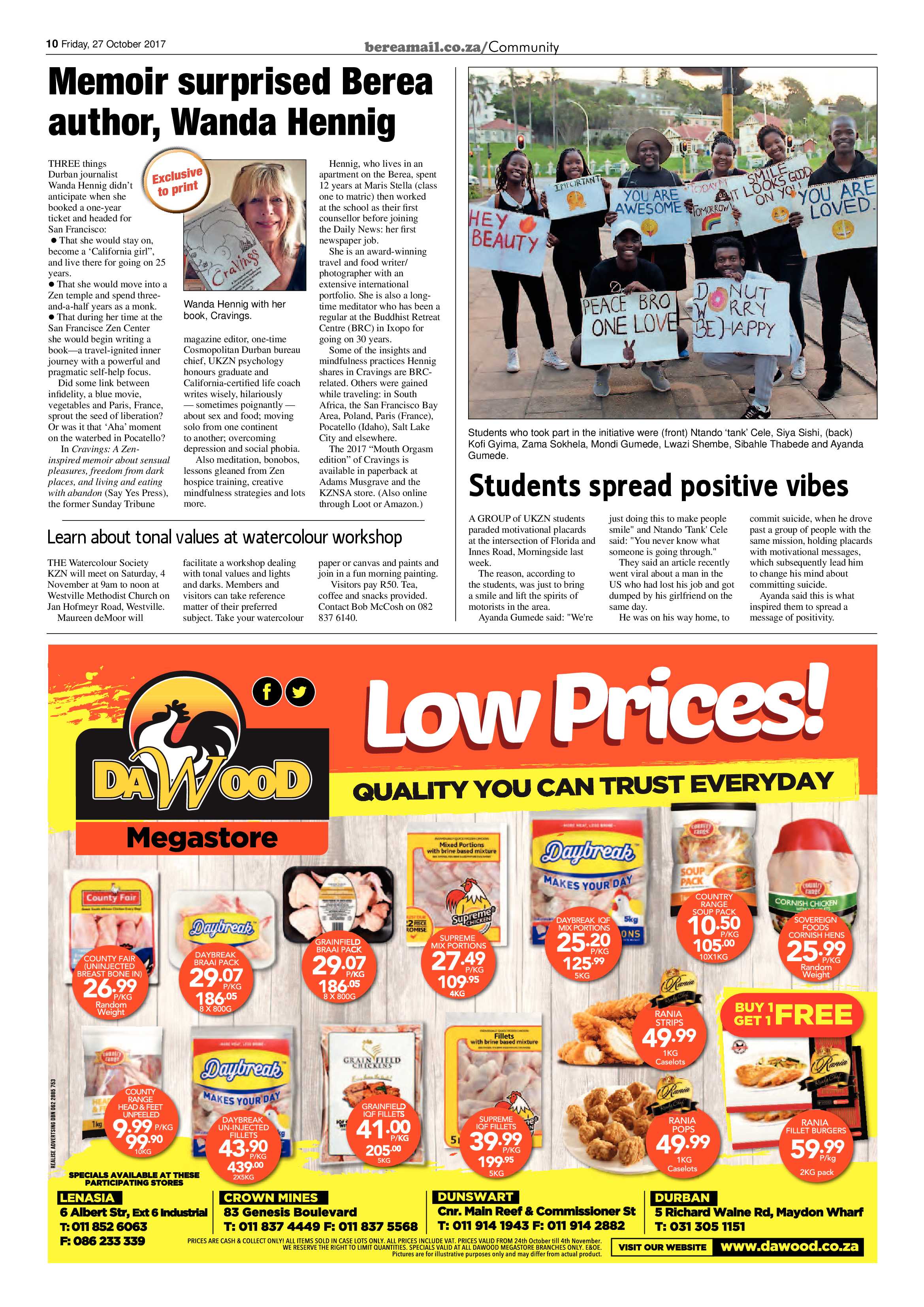 Berea Mail 27 October 2017 page 10