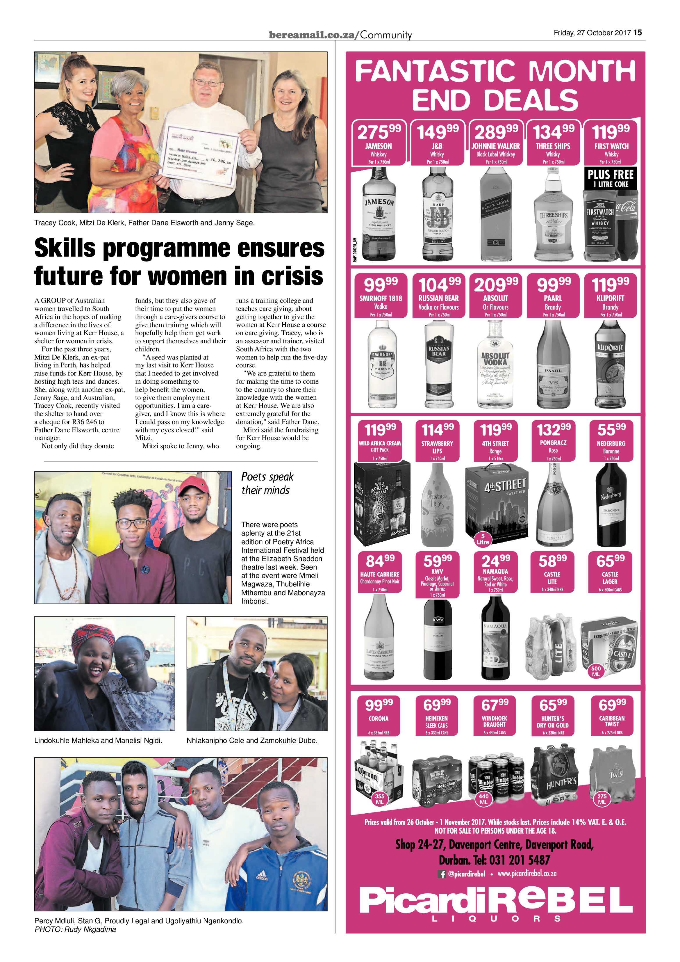 Berea Mail 27 October 2017 page 15