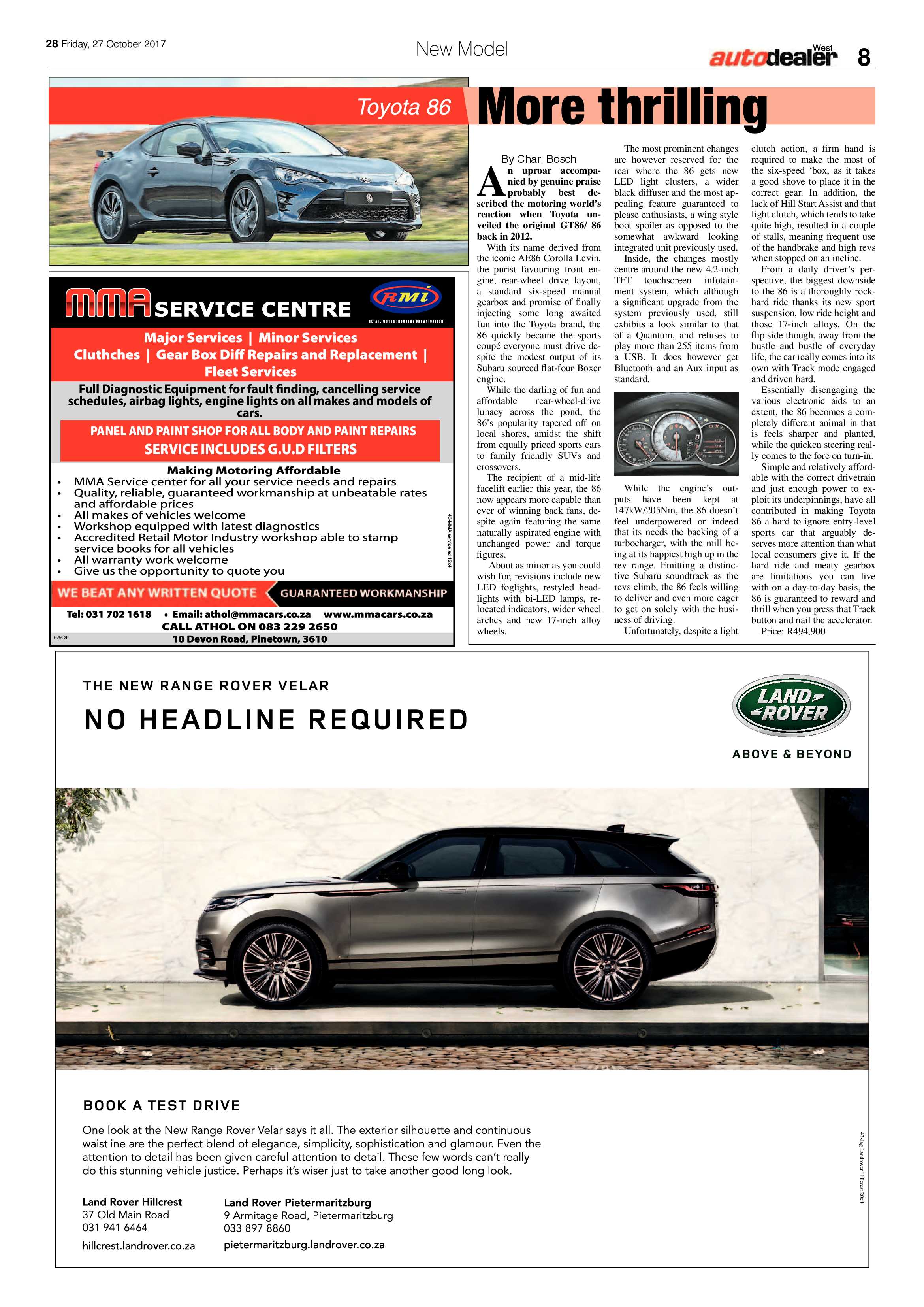Berea Mail 27 October 2017 page 28