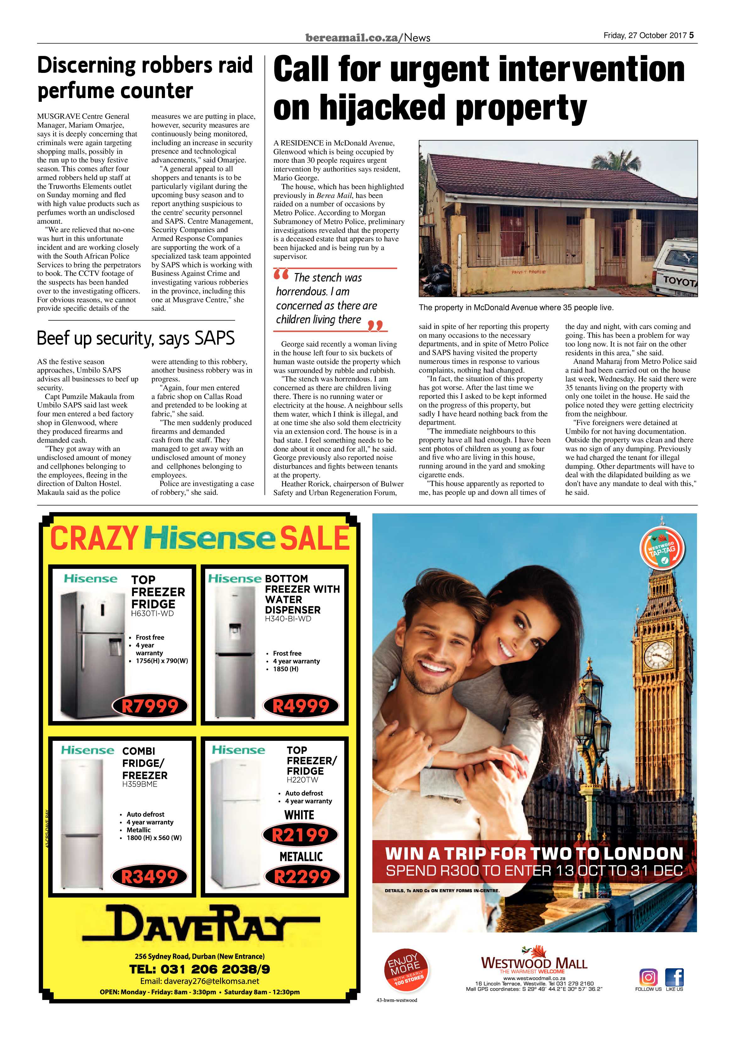 Berea Mail 27 October 2017 page 5
