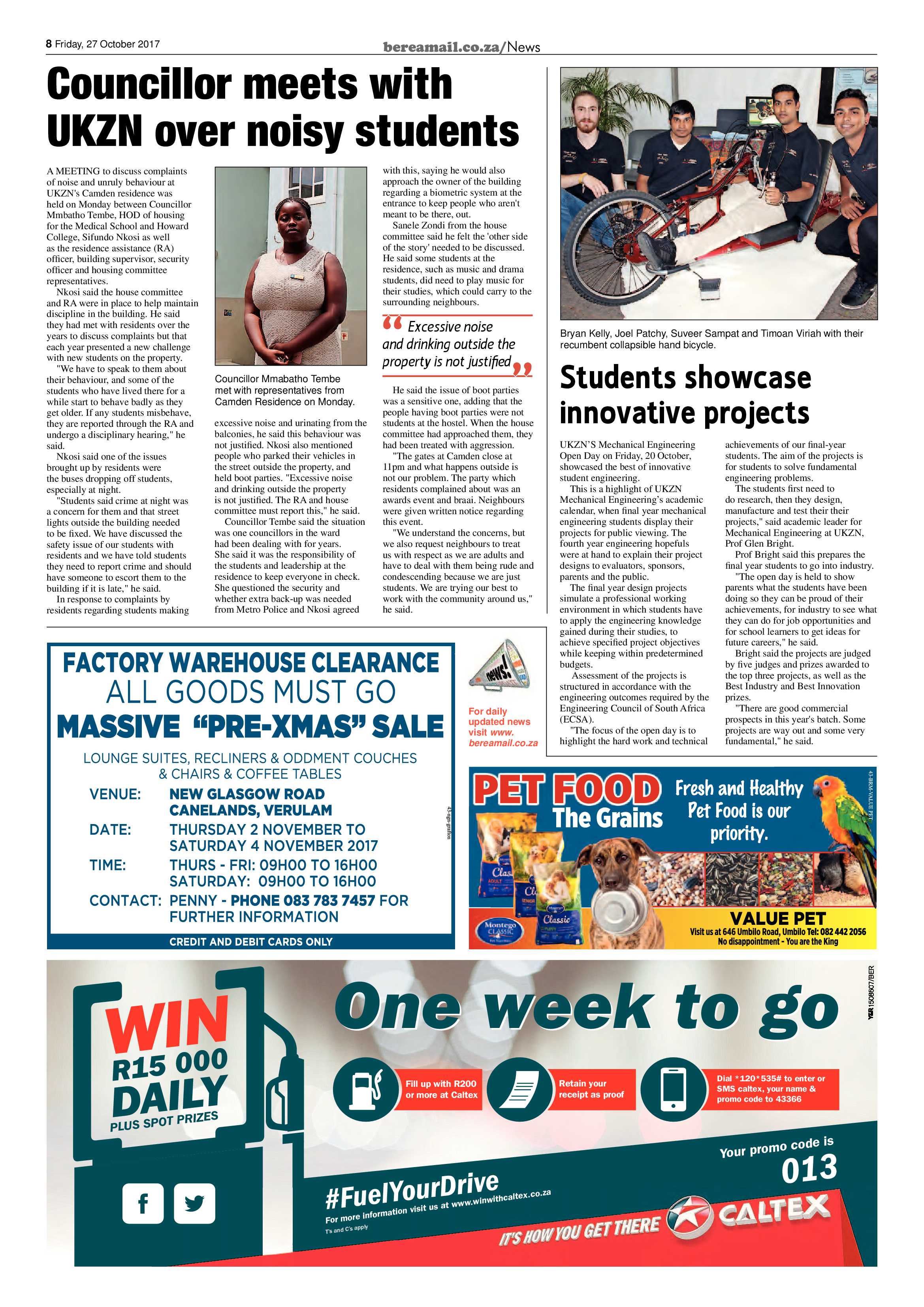 Berea Mail 27 October 2017 page 8