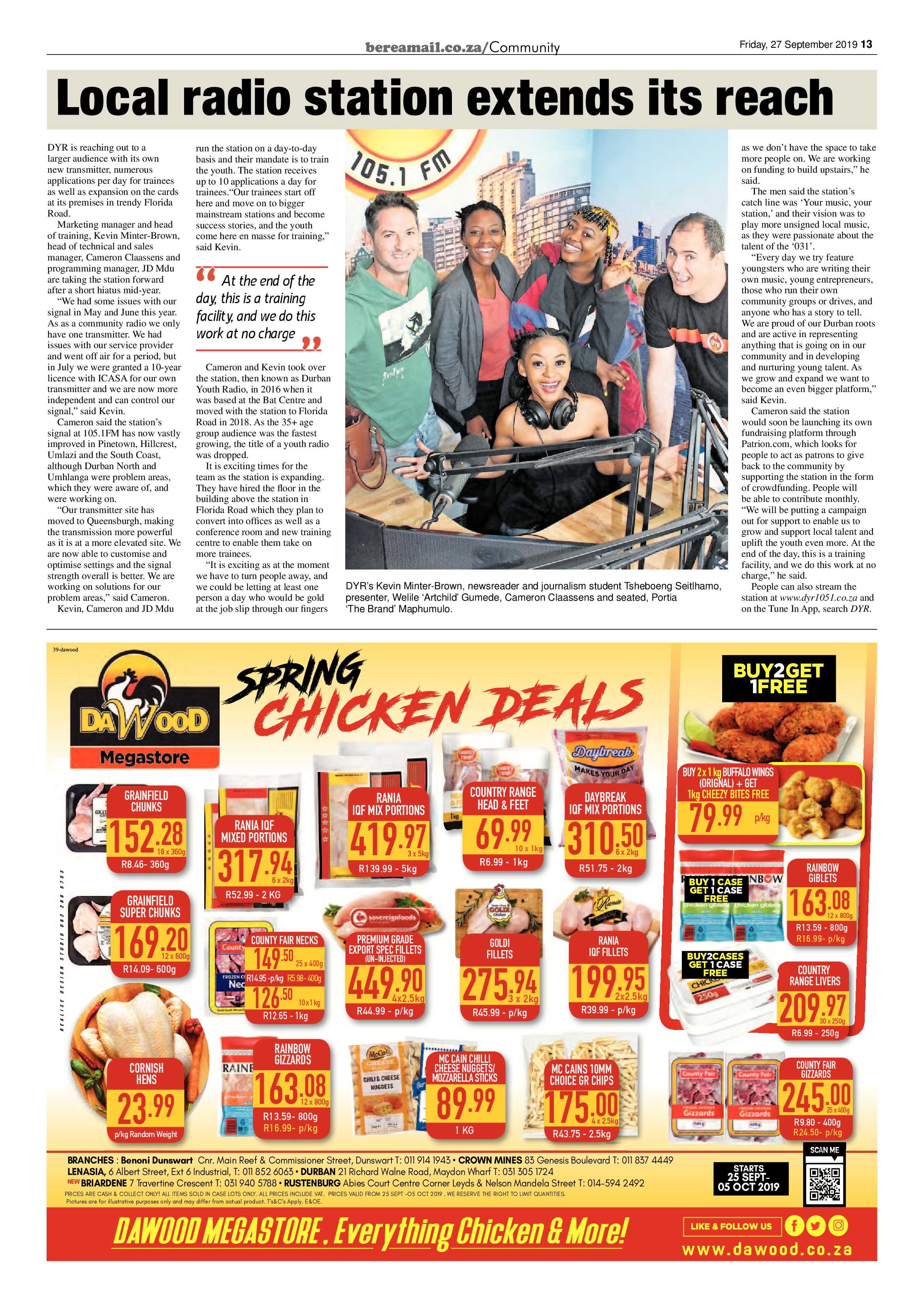 Berea Mail 27 September 2019 page 13