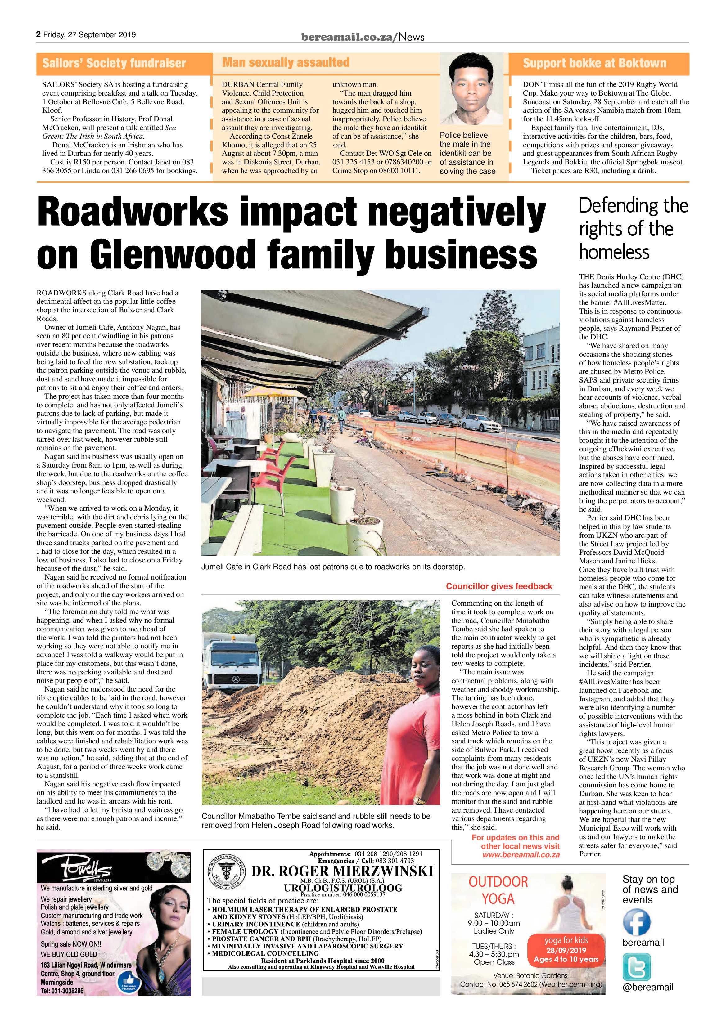 Berea Mail 27 September 2019 page 2