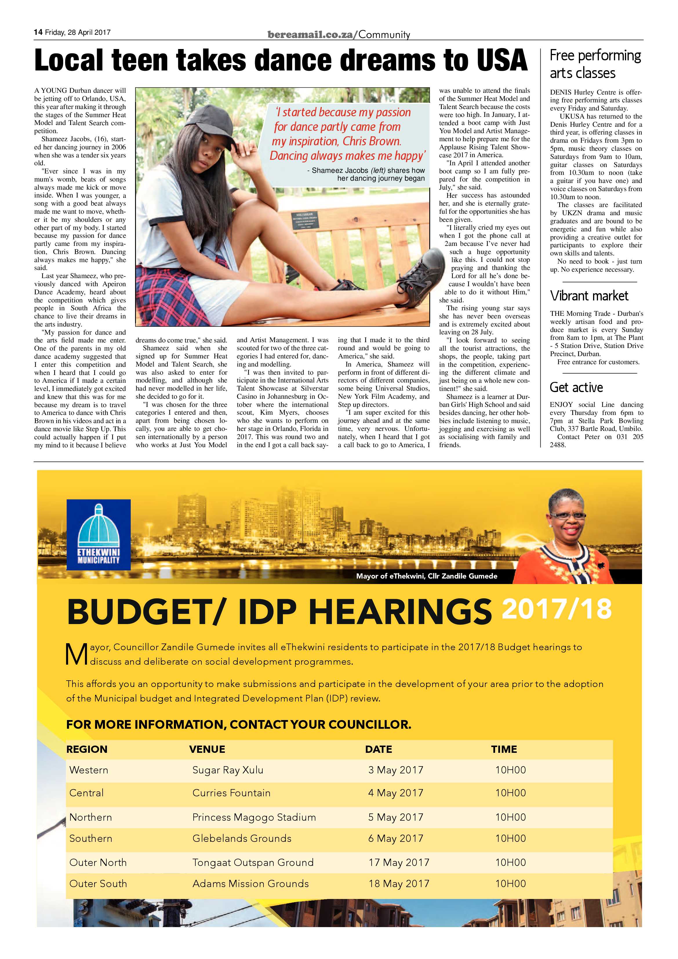Berea Mail 28 April 2017 page 14