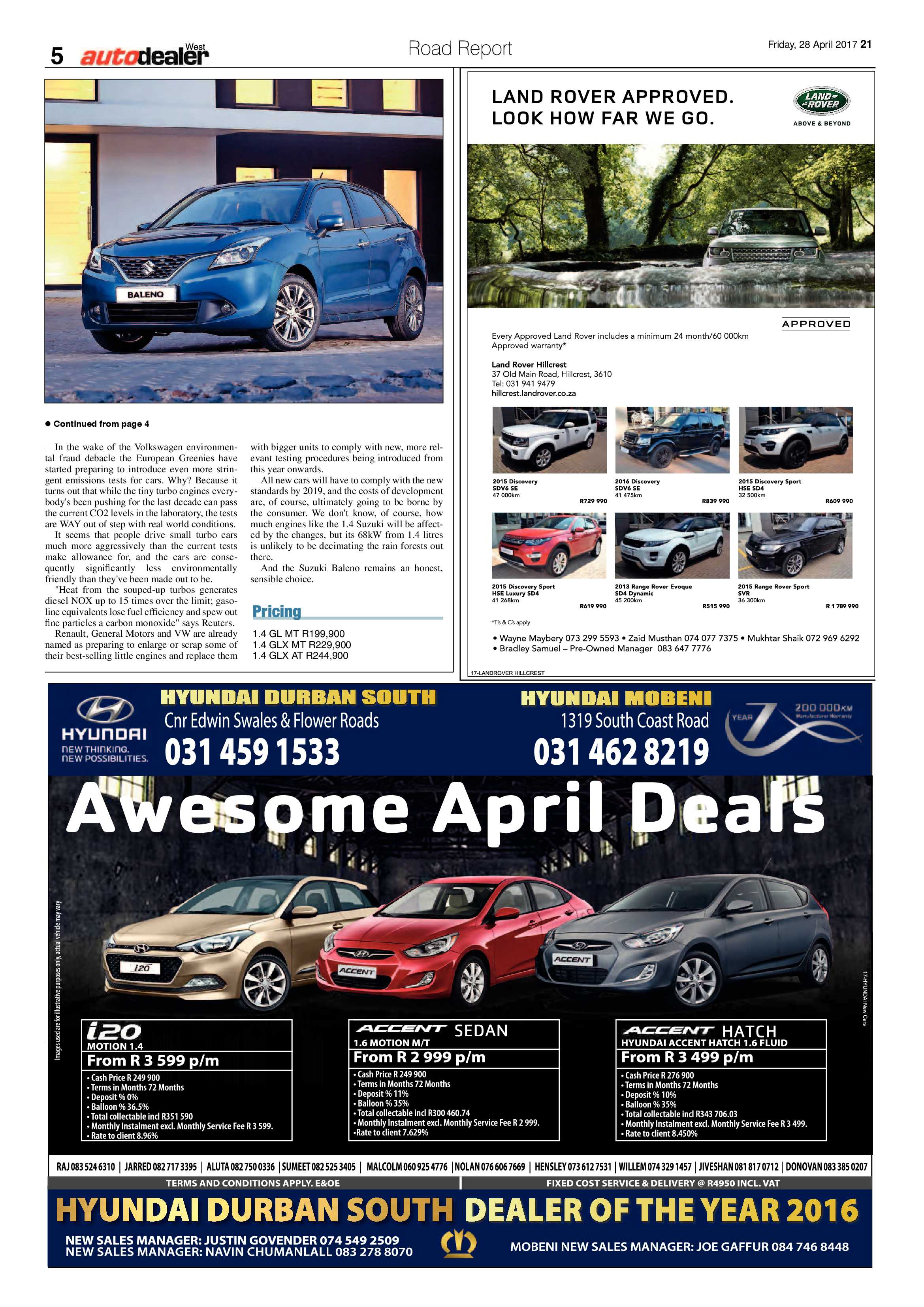 Berea Mail 28 April 2017 page 21