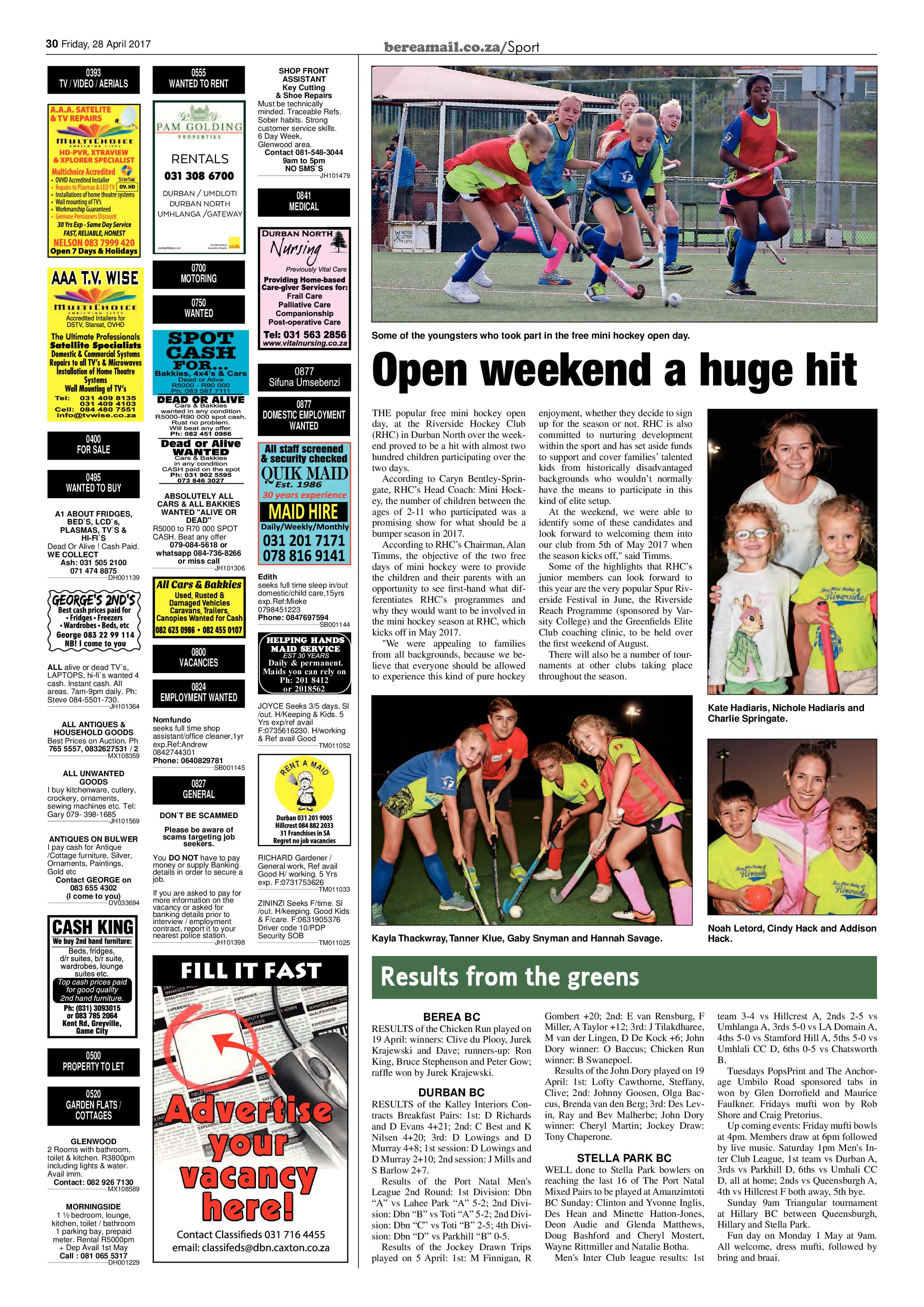 Berea Mail 28 April 2017 page 30
