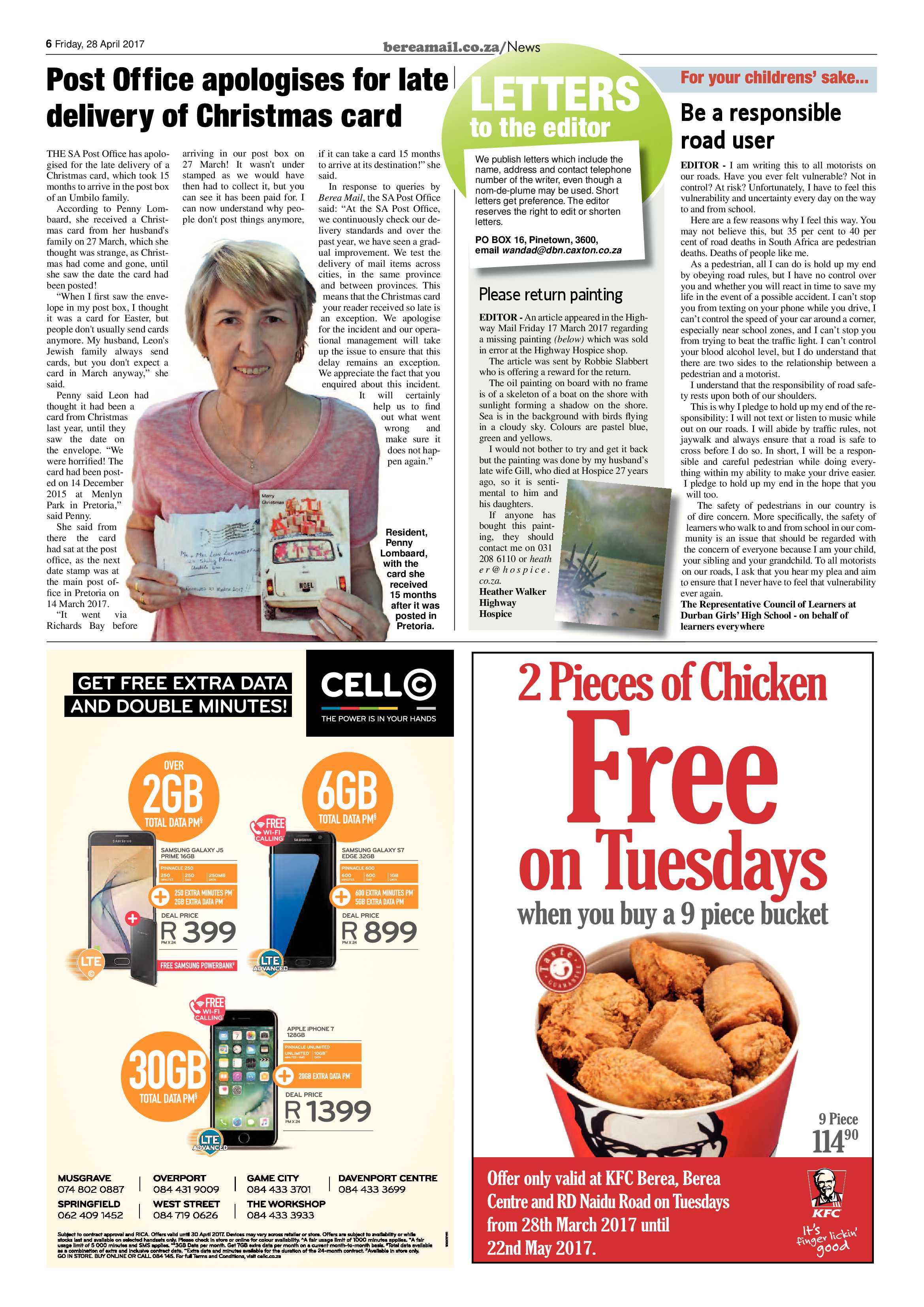 Berea Mail 28 April 2017 page 6