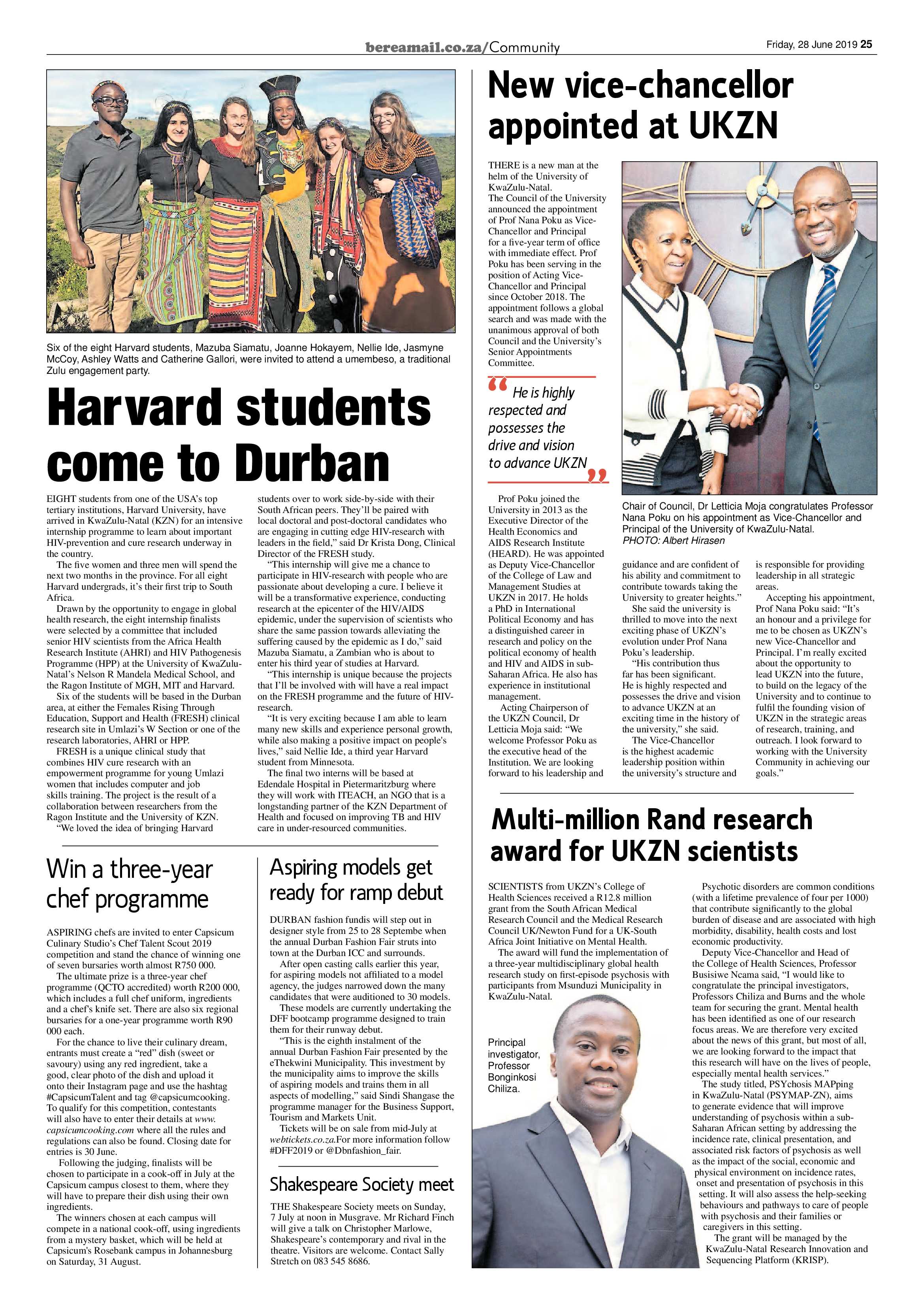 Berea Mail 28 June 2019 page 25