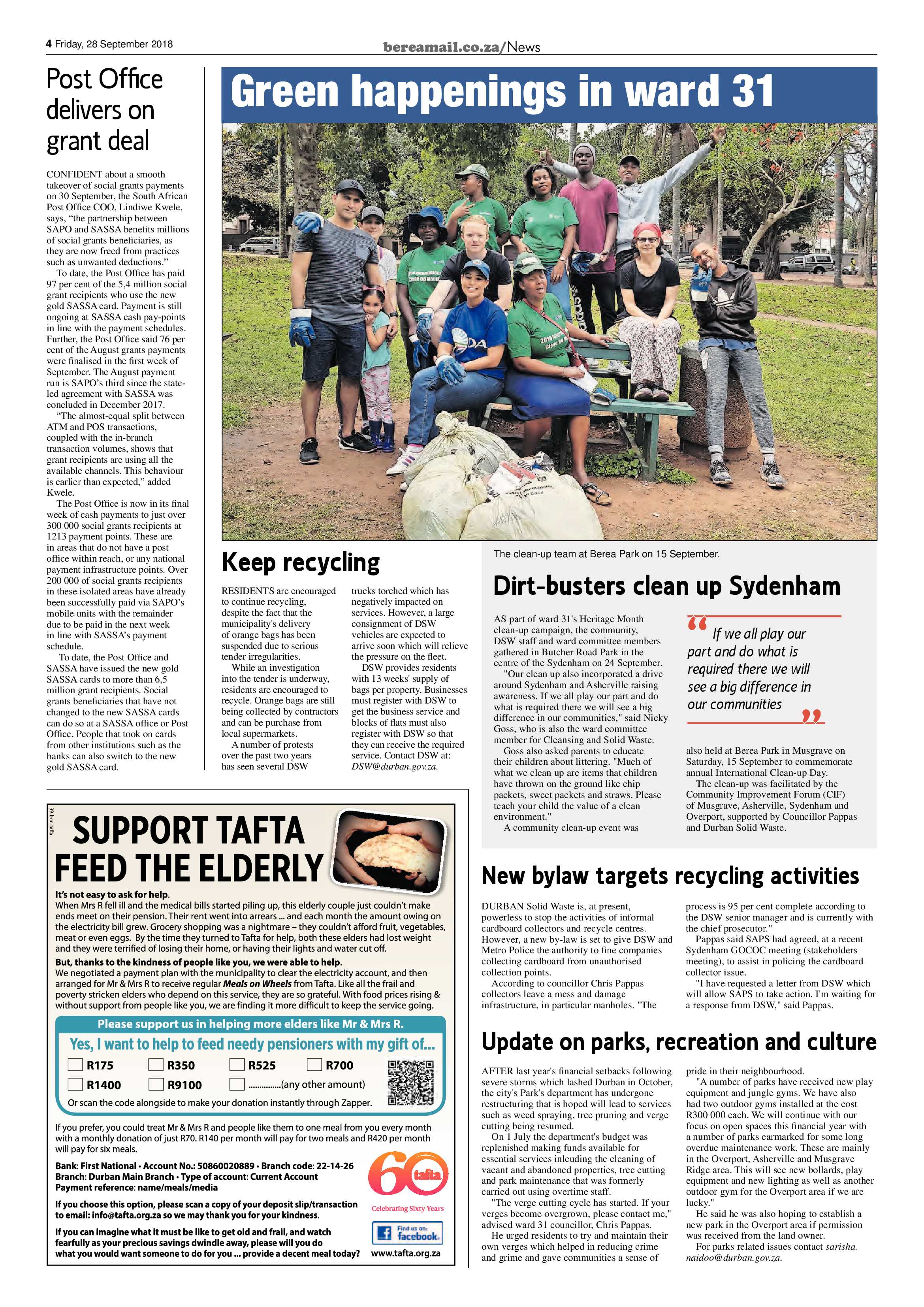 Berea Mail 28 September 2018 page 4