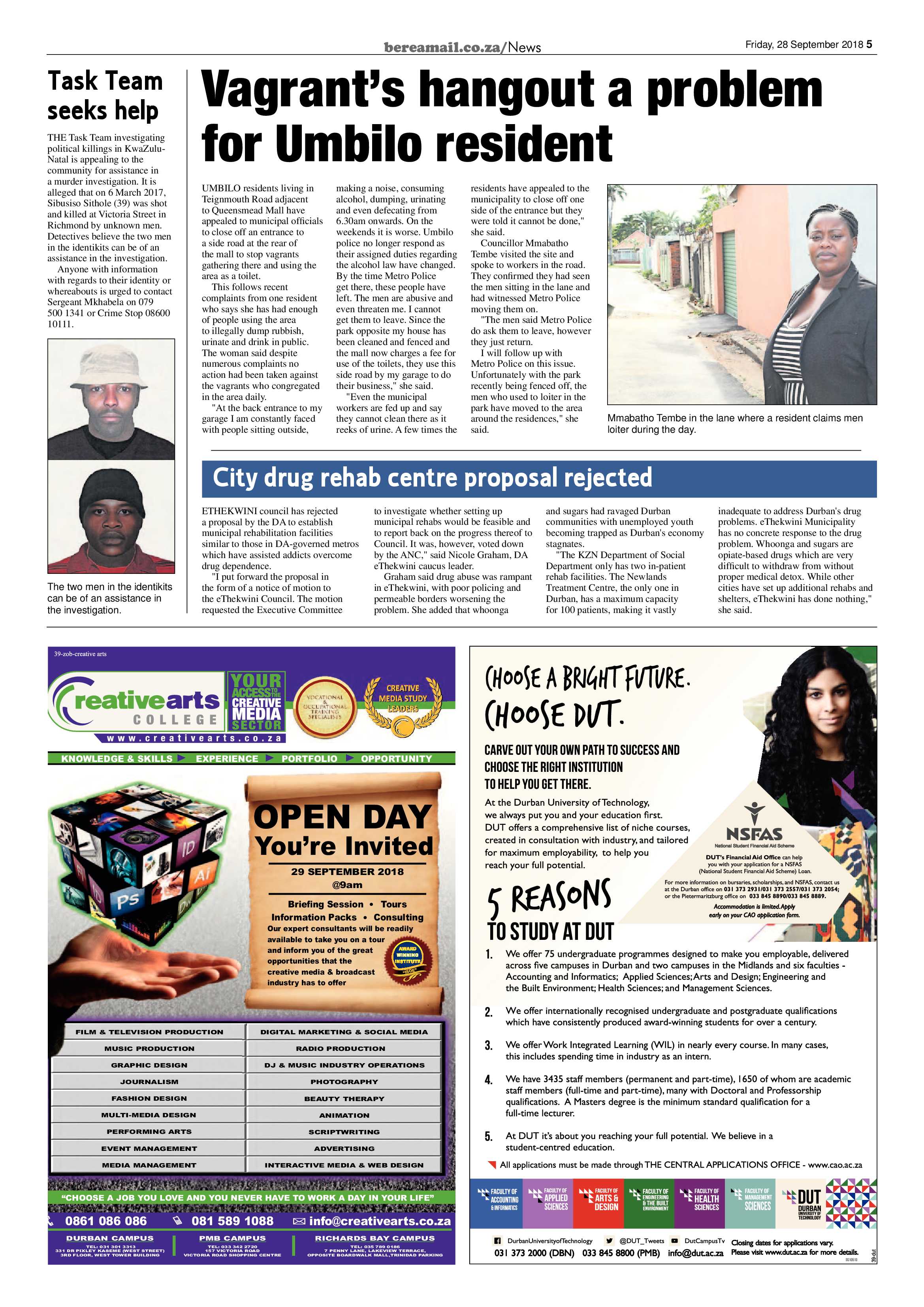 Berea Mail 28 September 2018 page 5