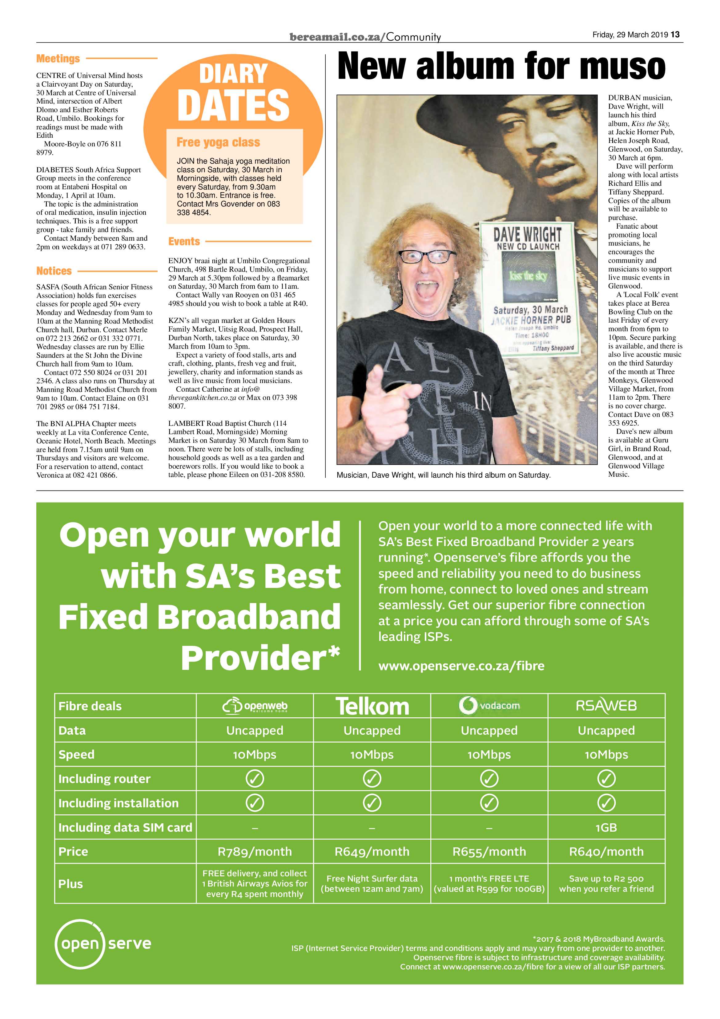 Berea Mail 29 April 2019 page 13