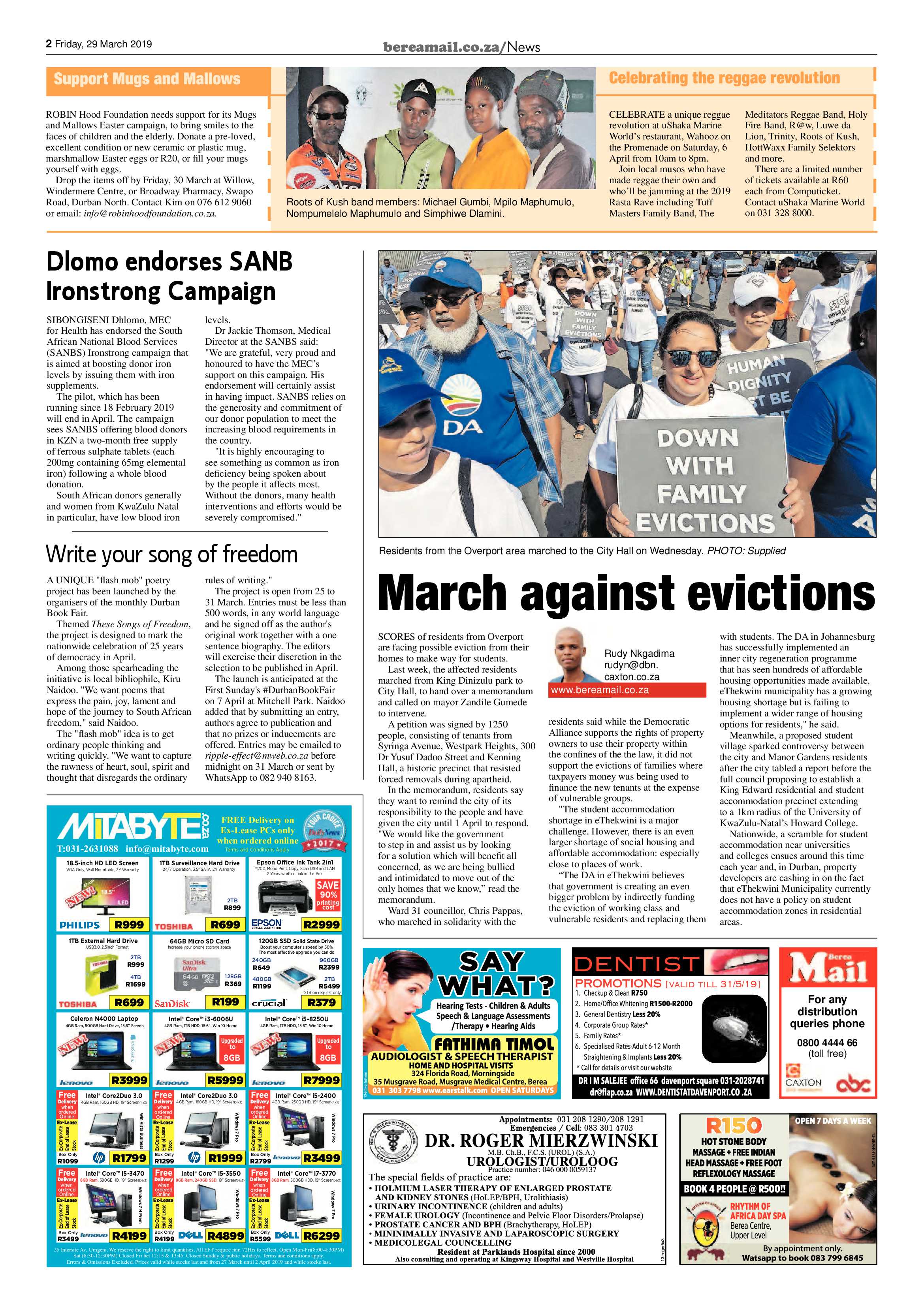 Berea Mail 29 April 2019 page 2