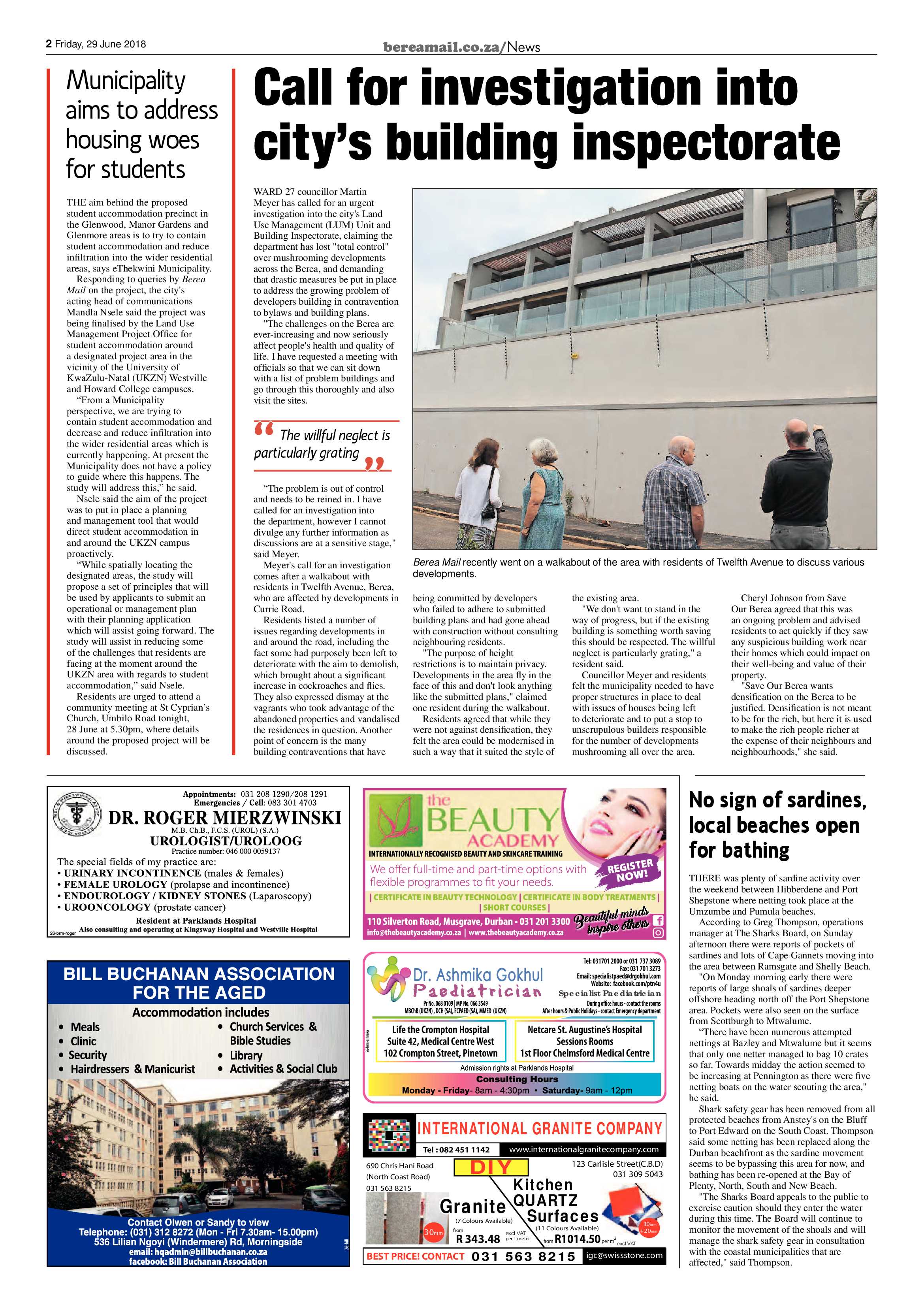 Berea Mail 29 June 2018 page 2
