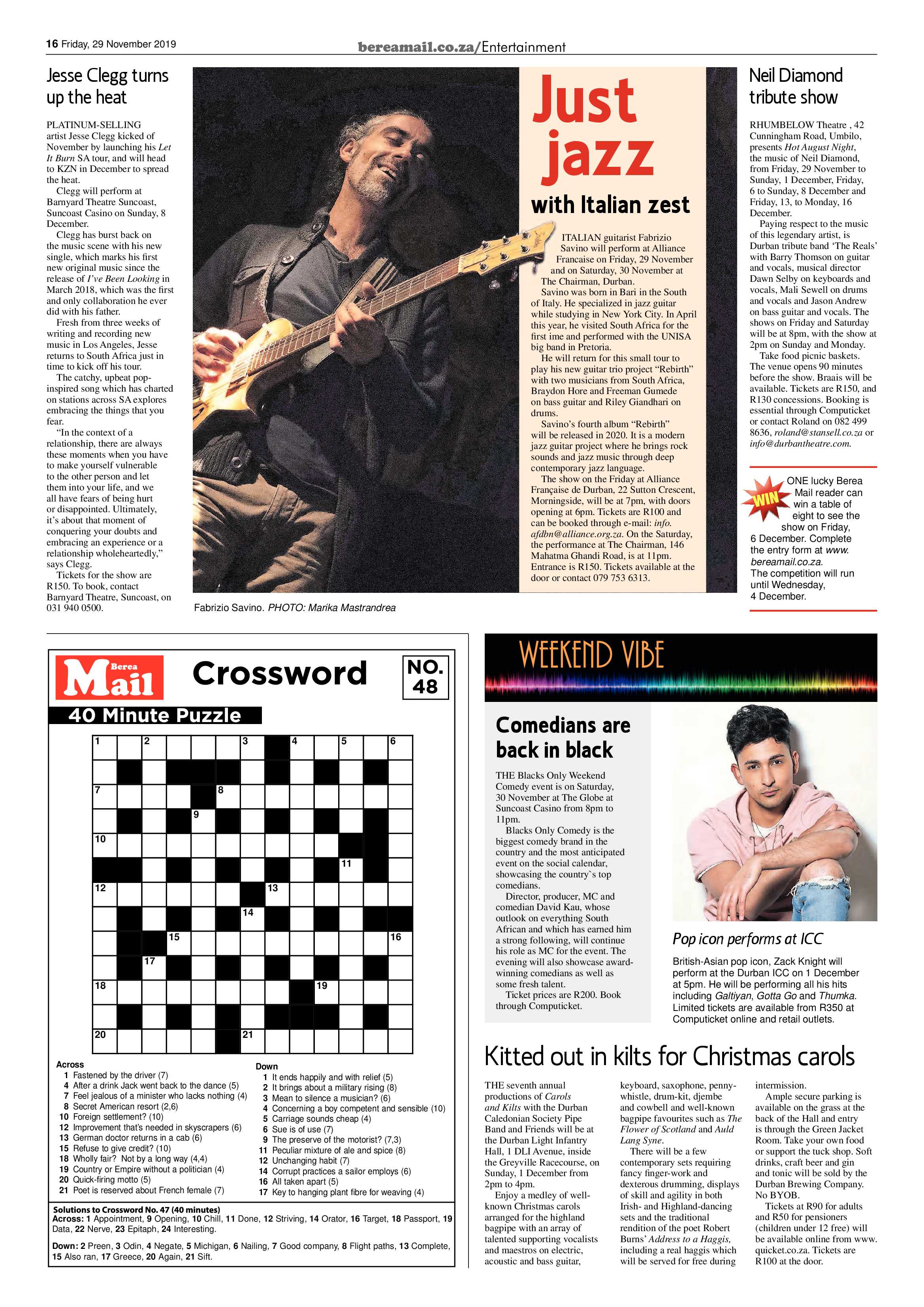 Berea Mail 29 November 2019 page 16