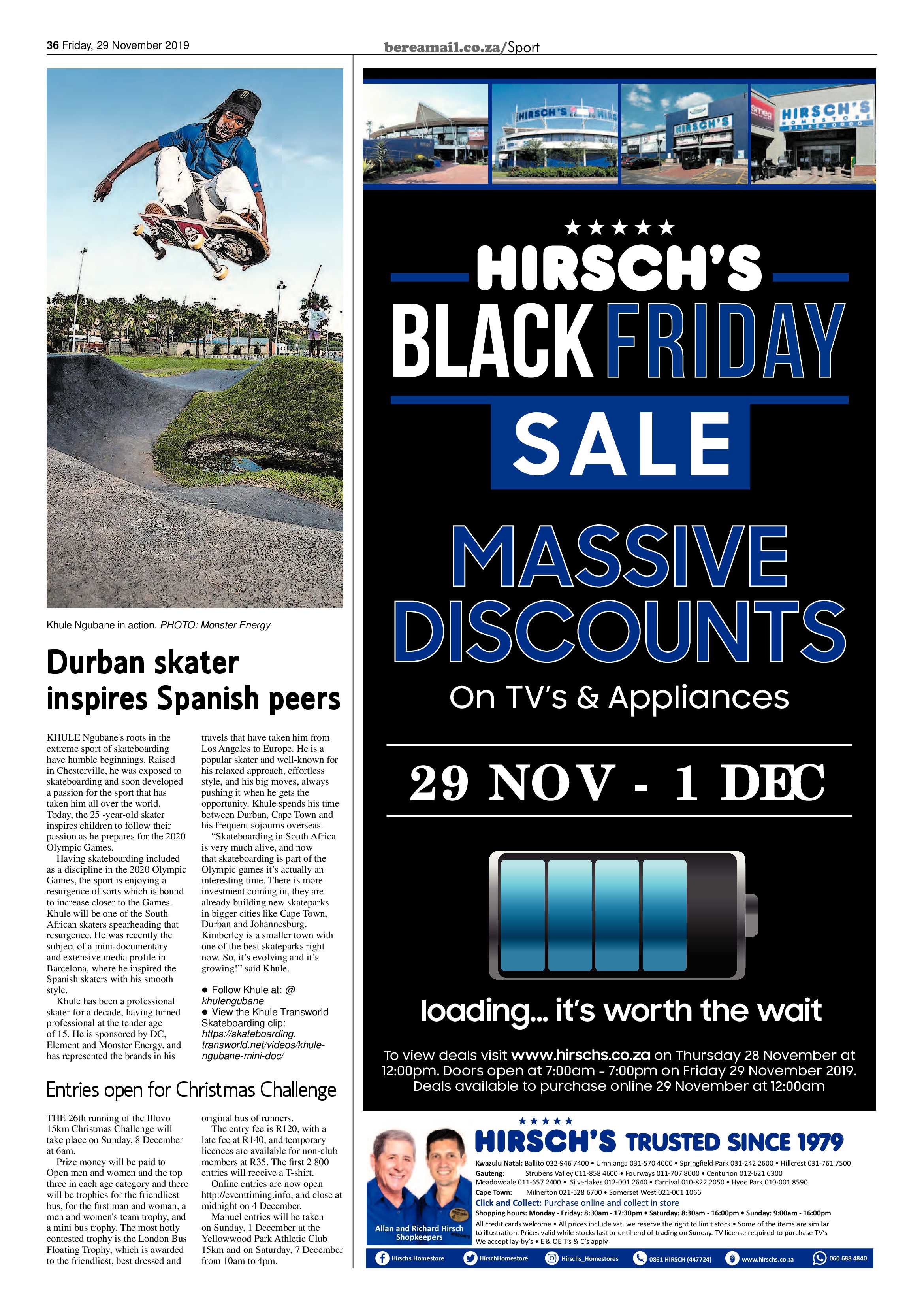 Berea Mail 29 November 2019 page 34