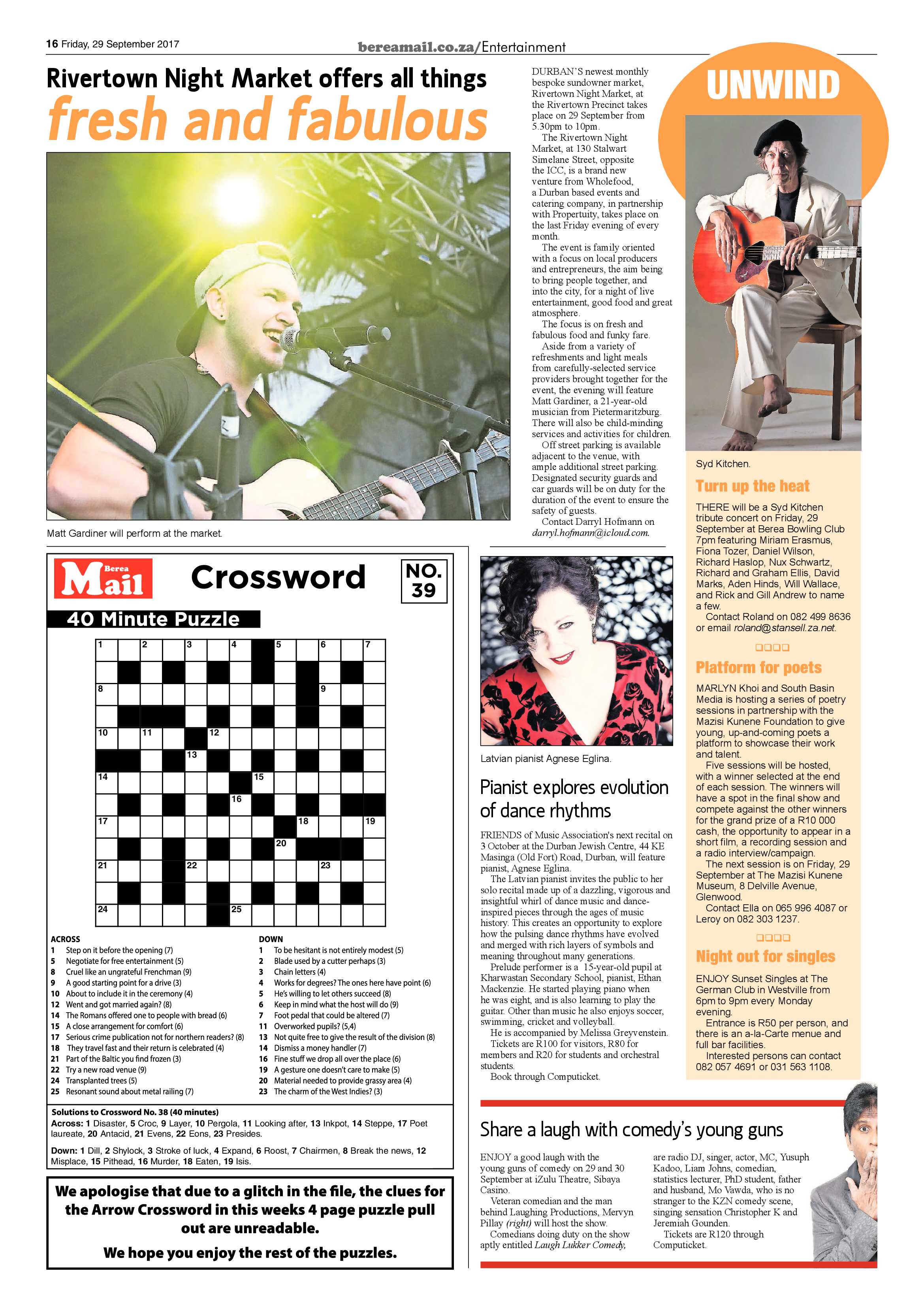 Berea Mail 29 September 2017 page 16