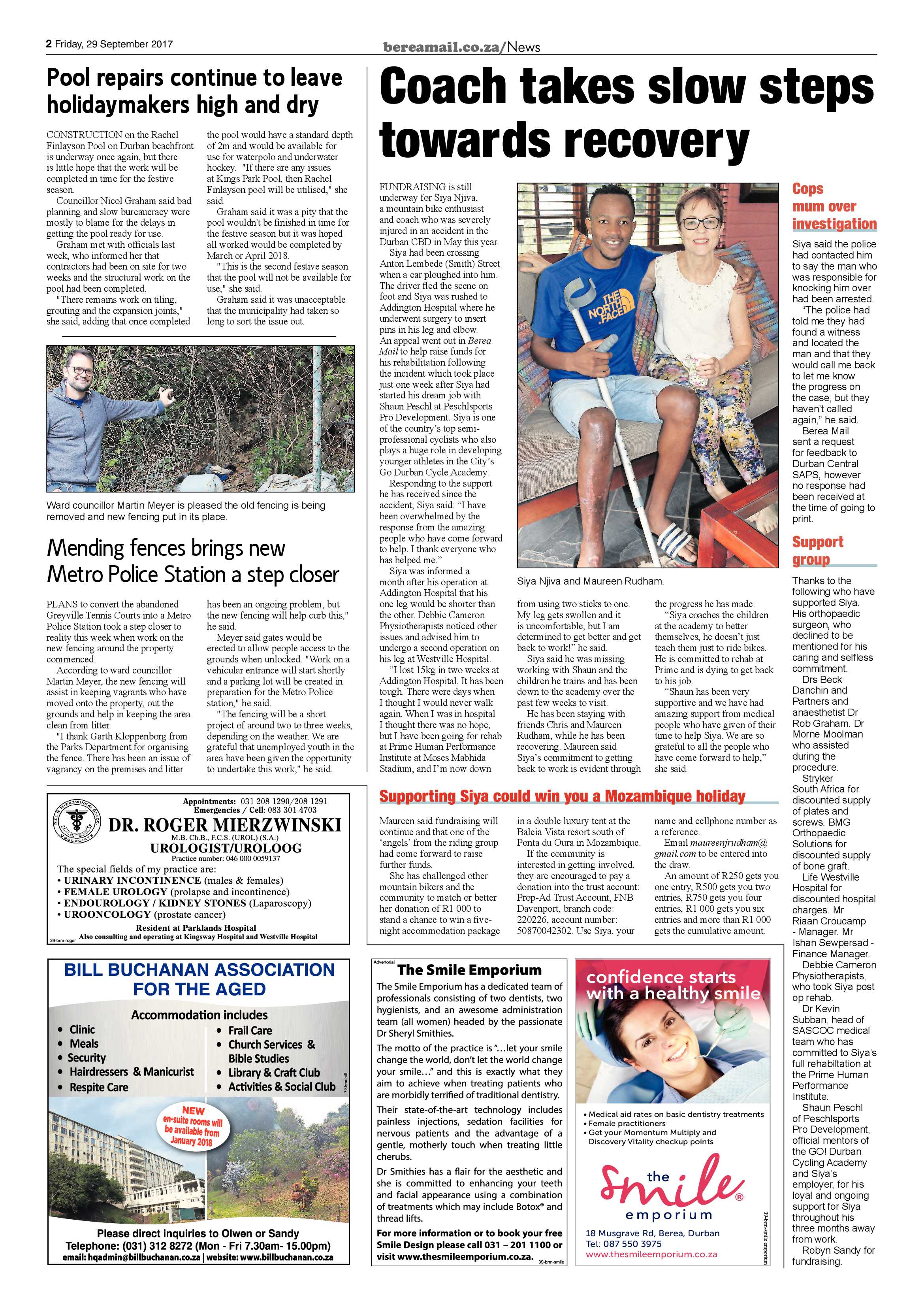 Berea Mail 29 September 2017 page 2