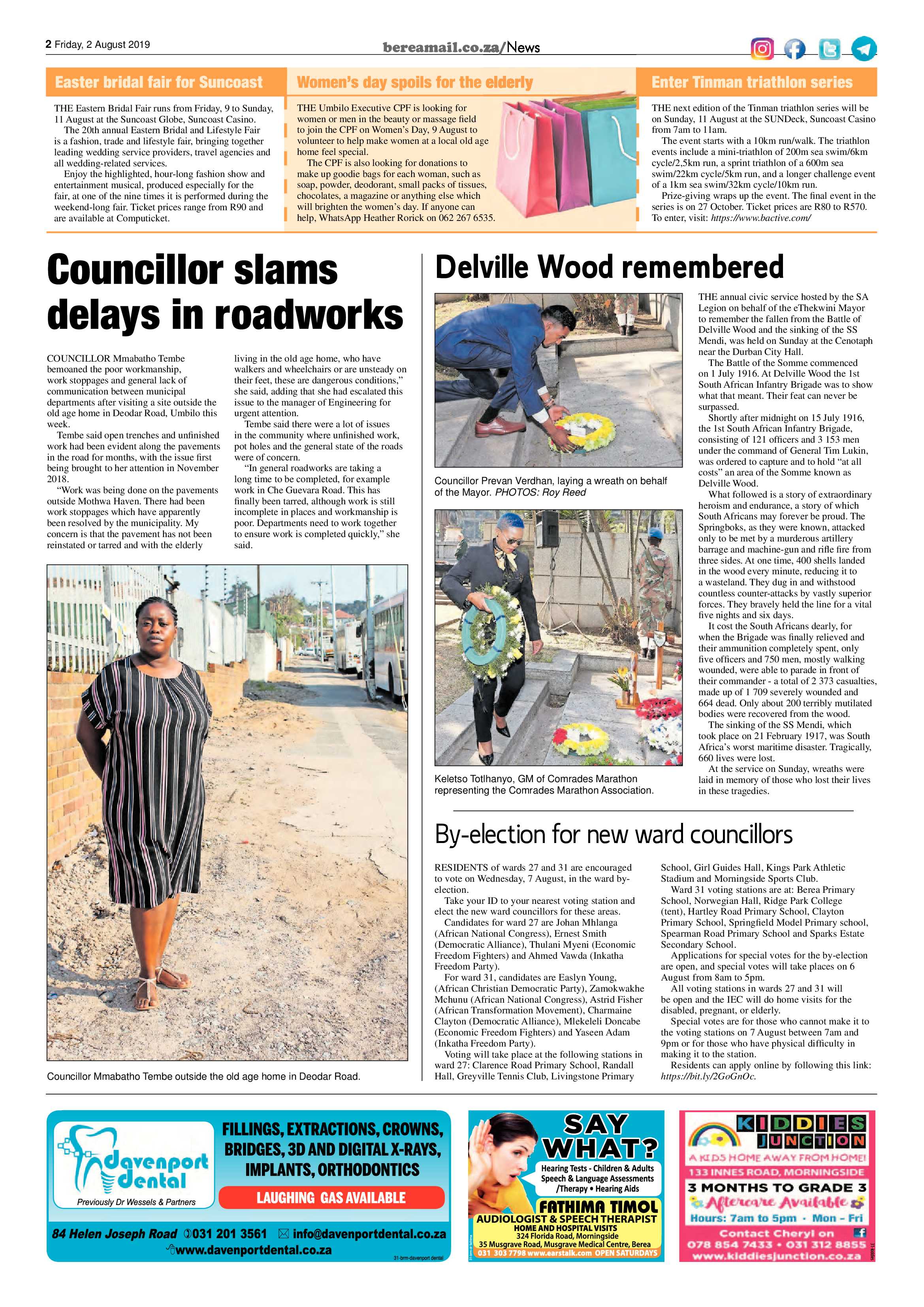 Berea Mail 2 August 2019 page 2