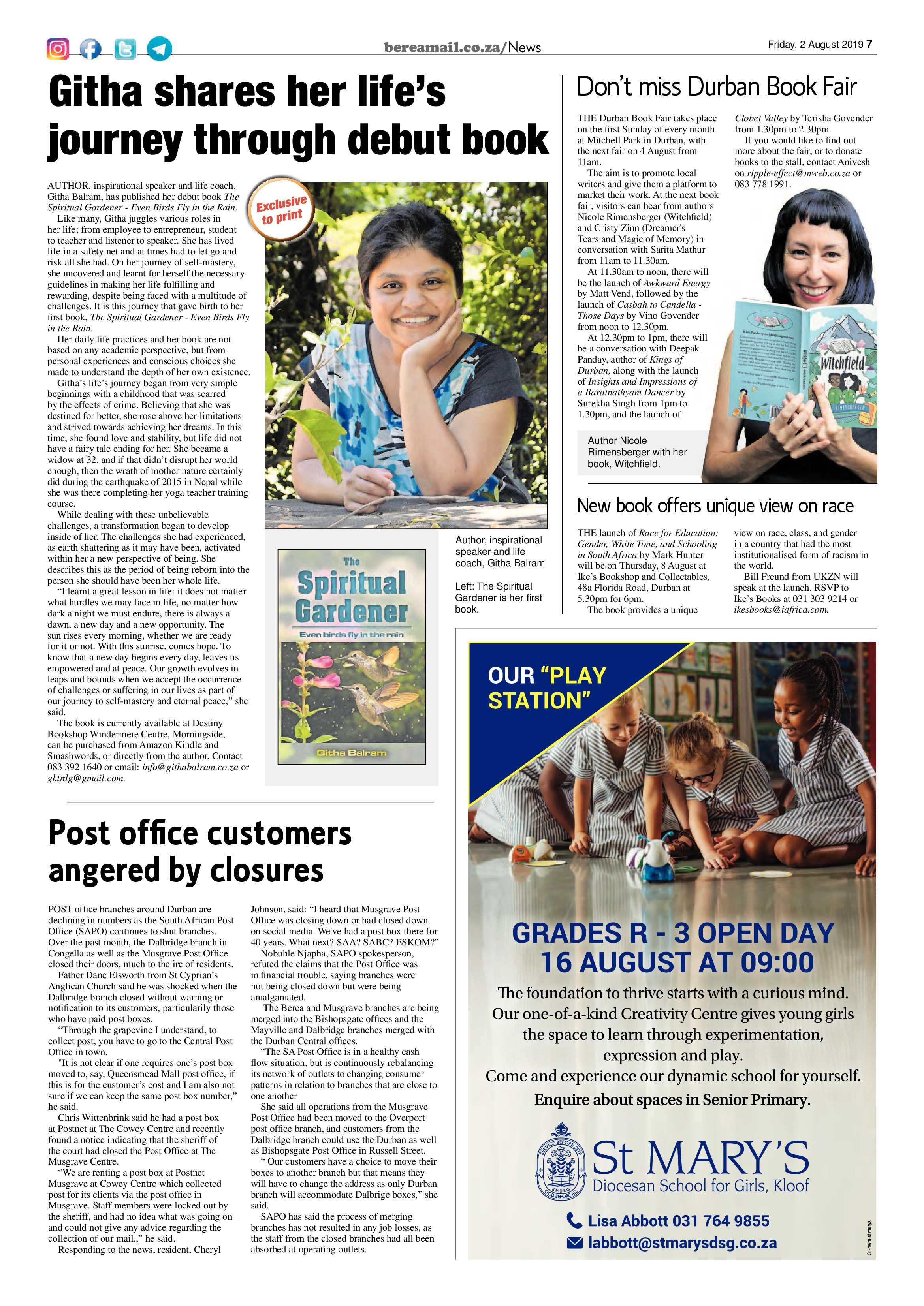 Berea Mail 2 August 2019 page 7