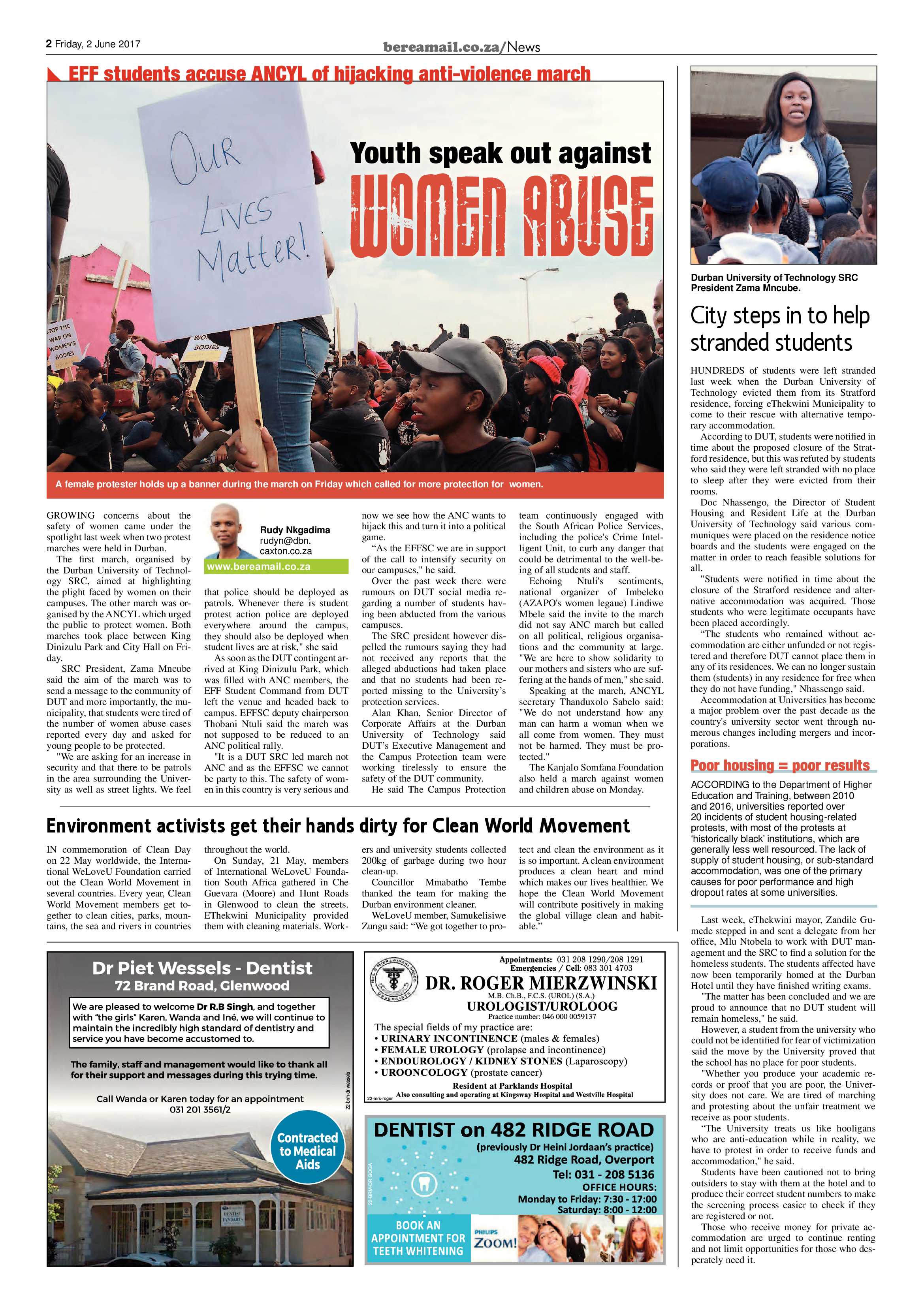 Berea Mail 2 June 2017 page 2