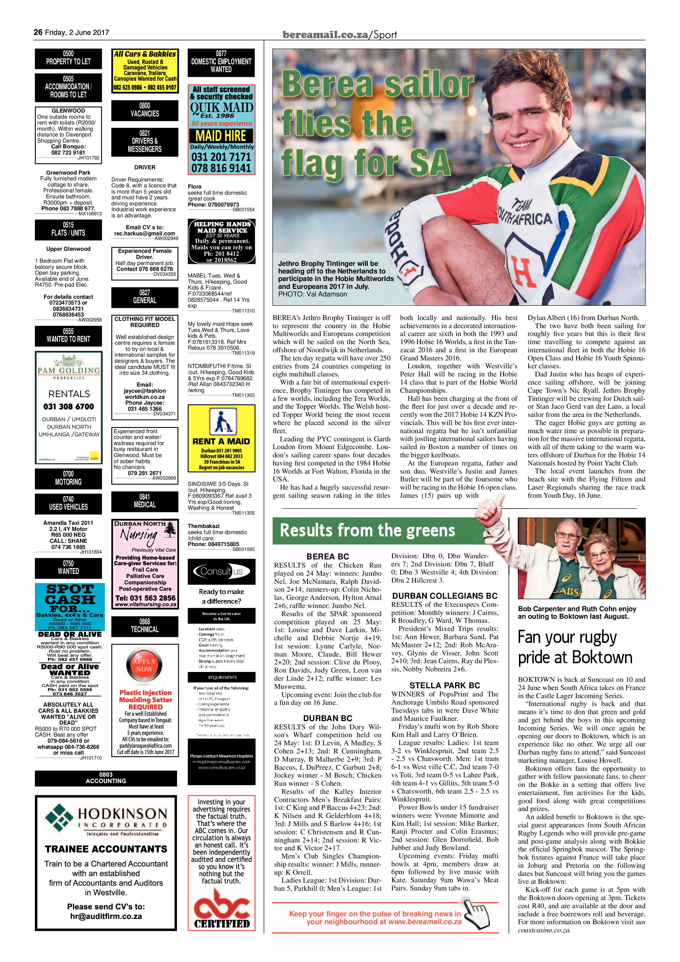 Berea Mail 2 June 2017 page 26