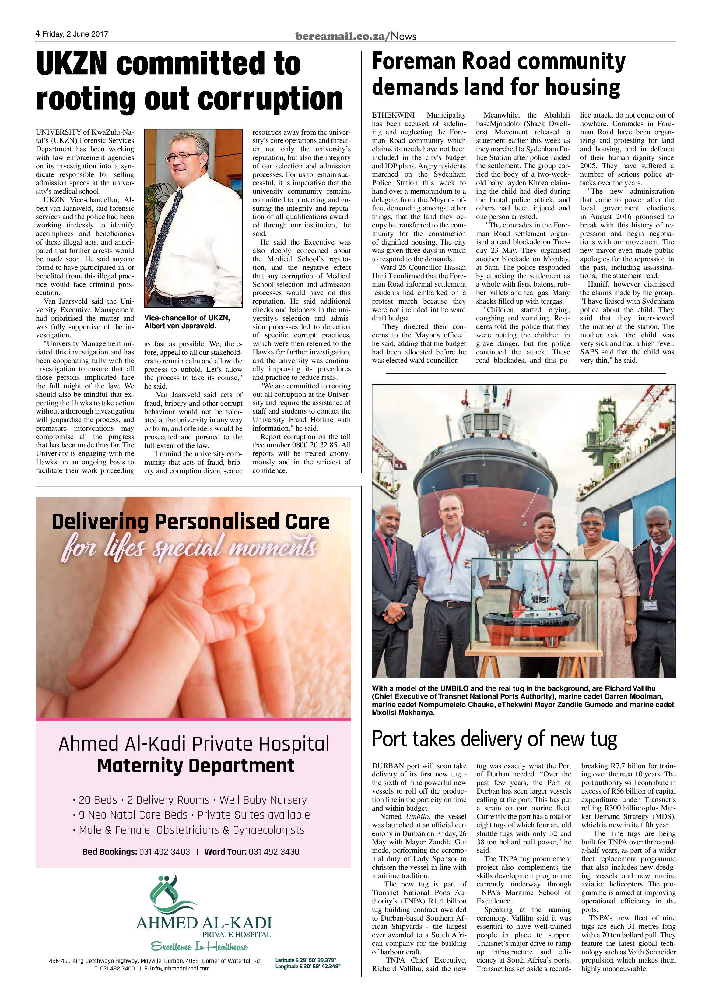 Berea Mail 2 June 2017 page 4
