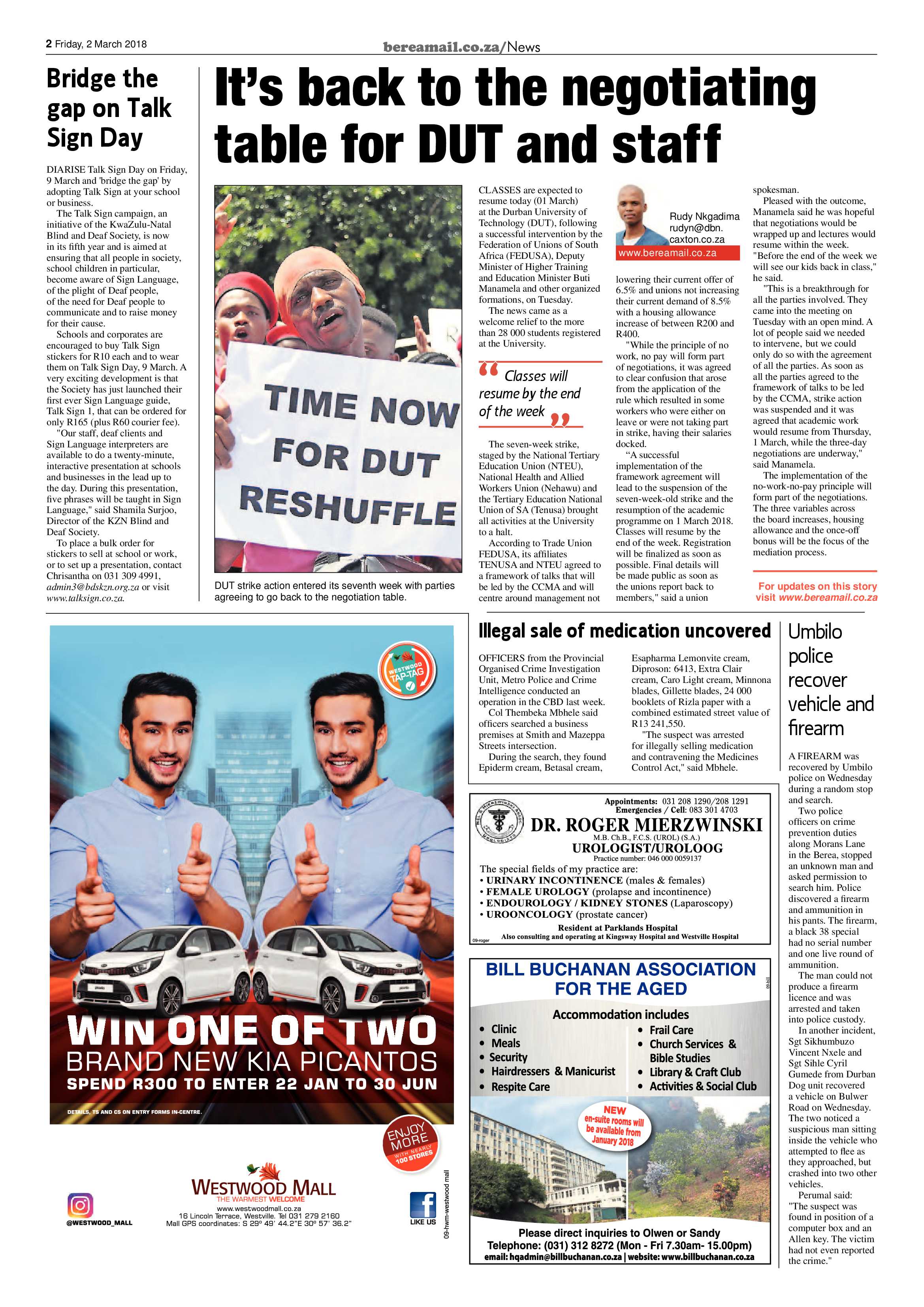 Berea Mail 2 March 2018 page 2