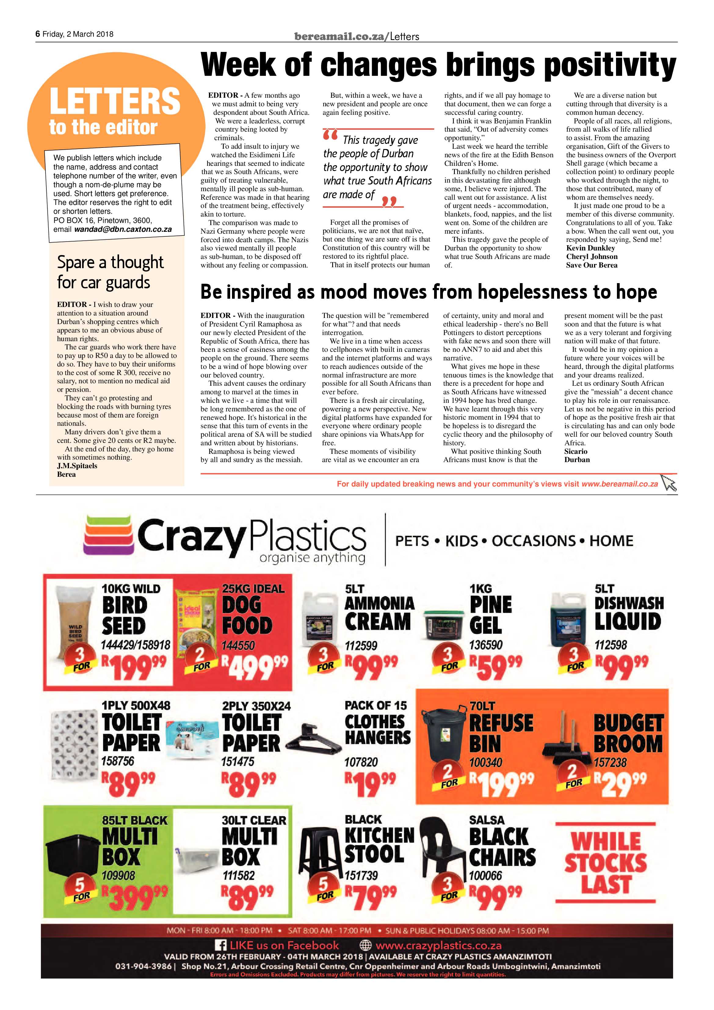 Berea Mail 2 March 2018 page 6