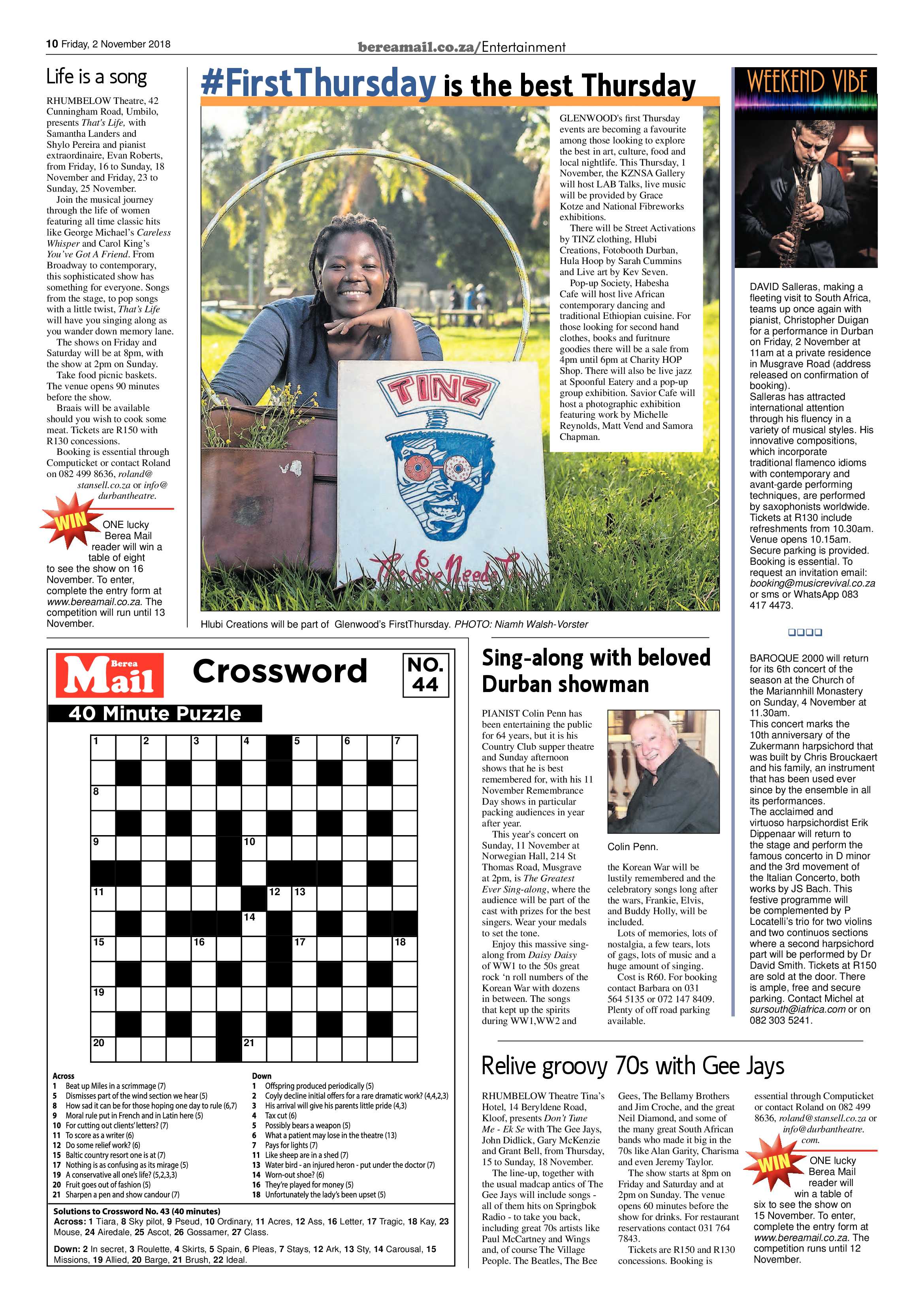 Berea Mail 2 November 2018 page 10