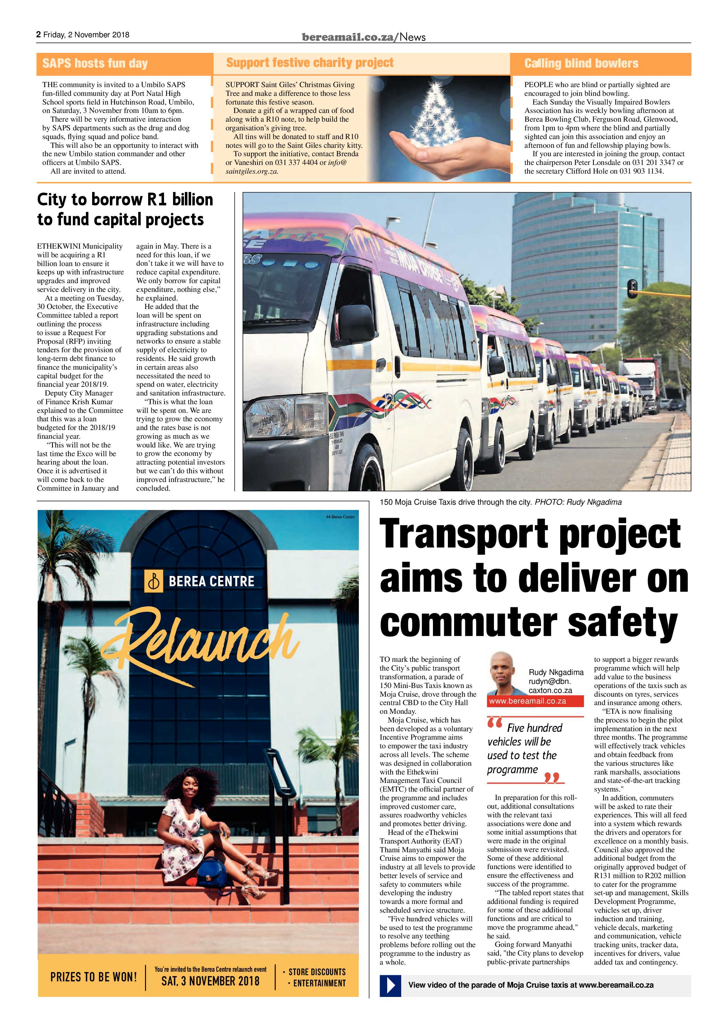 Berea Mail 2 November 2018 page 2