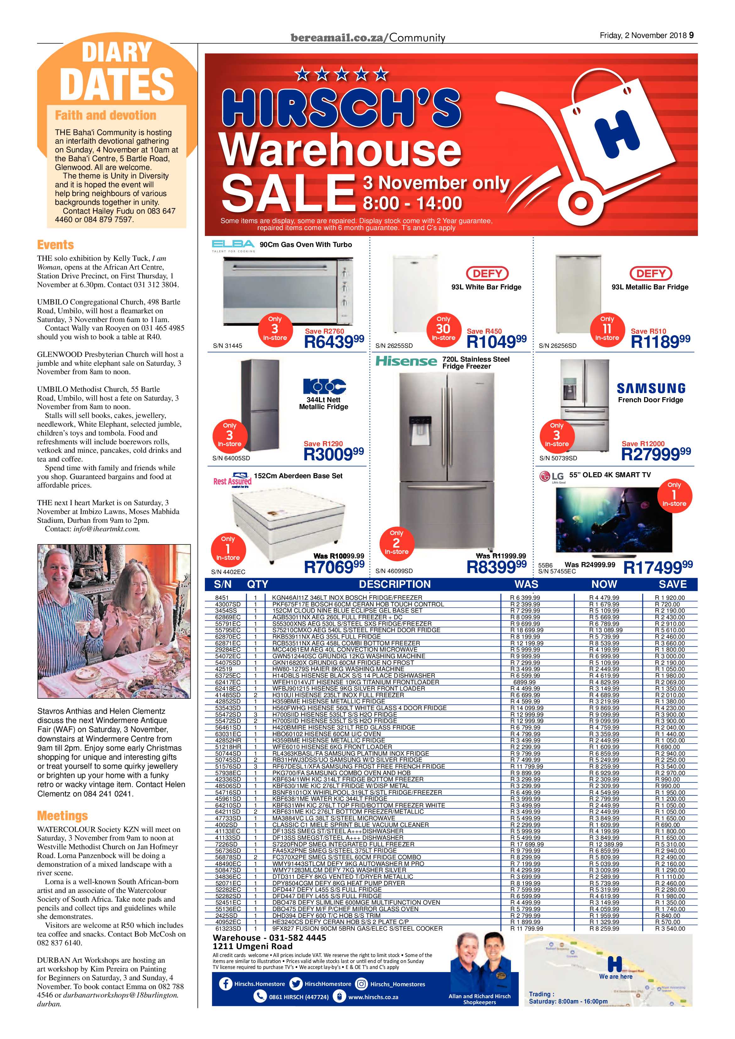 Berea Mail 2 November 2018 page 9