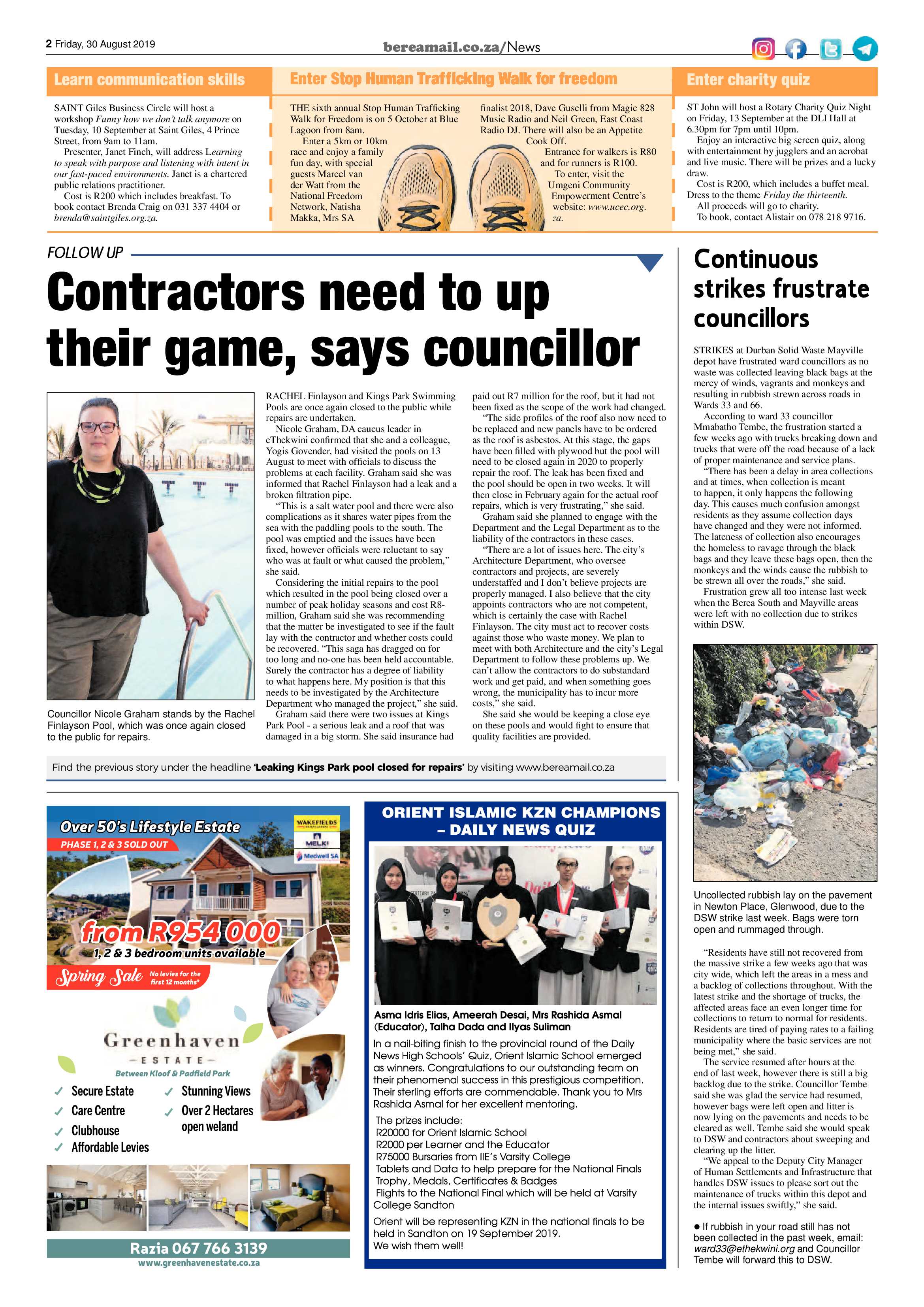 Berea Mail 30 August 2019 page 2
