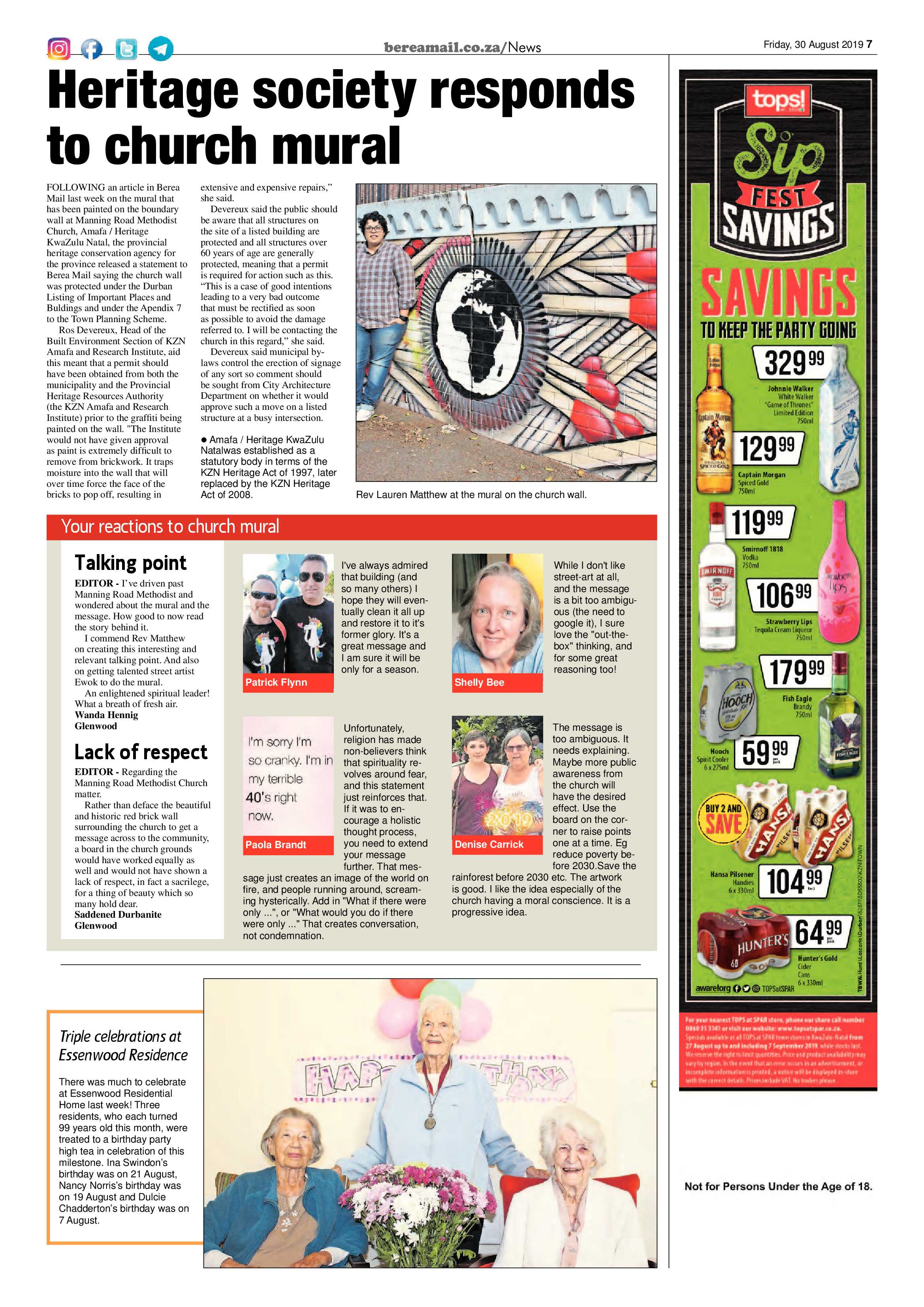 Berea Mail 30 August 2019 page 7