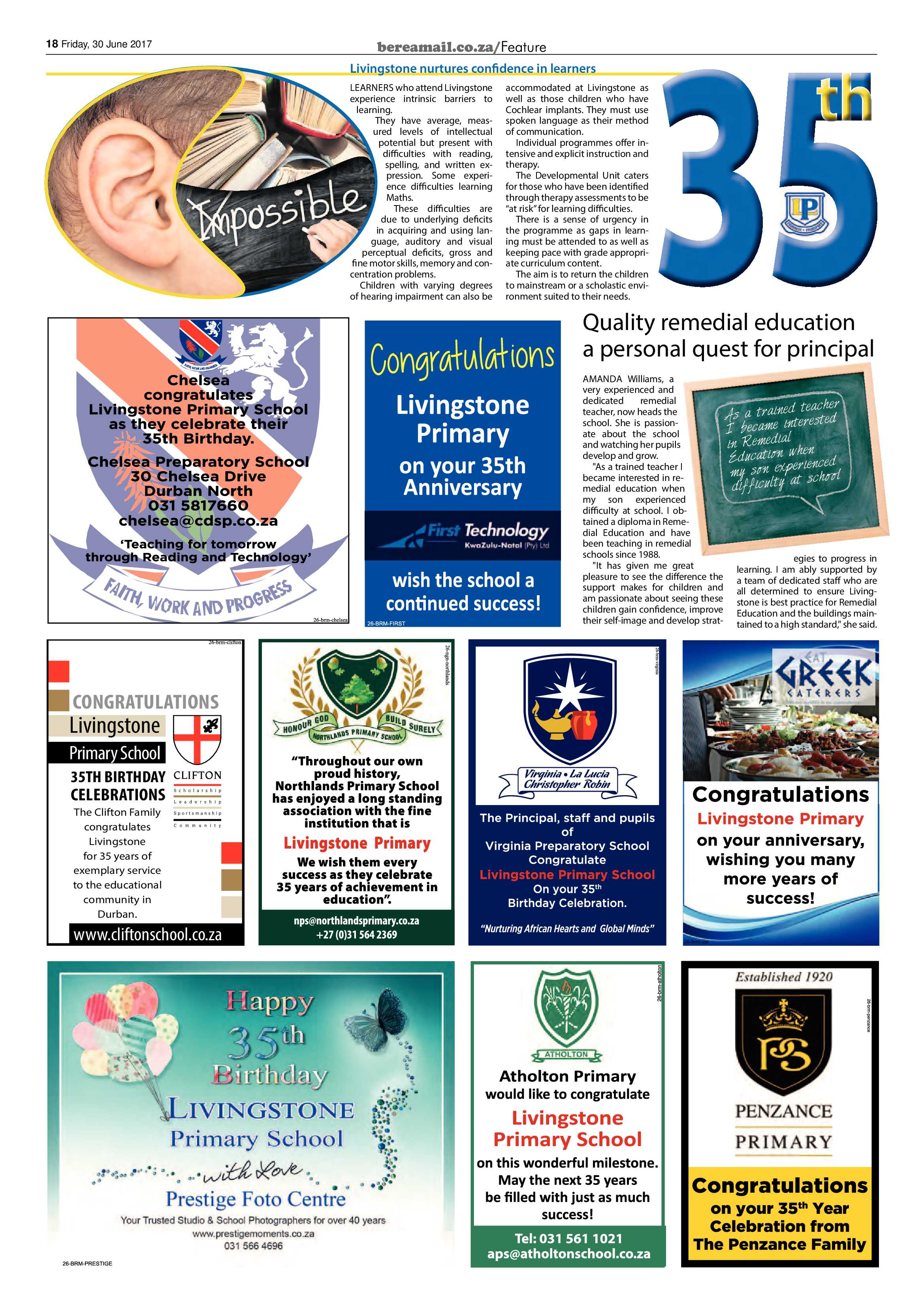 Berea Mail 30 June 2017 page 18