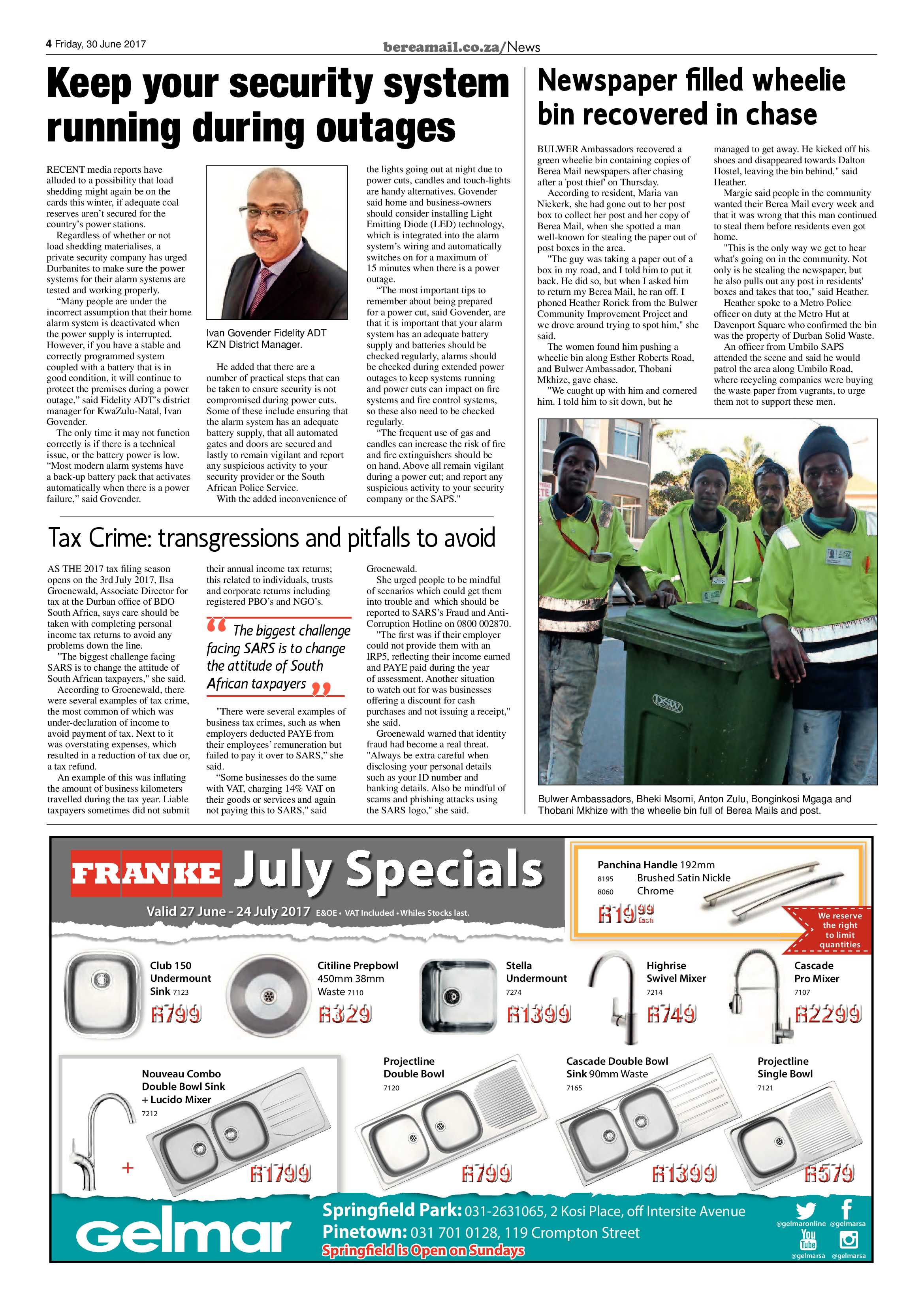 Berea Mail 30 June 2017 page 4