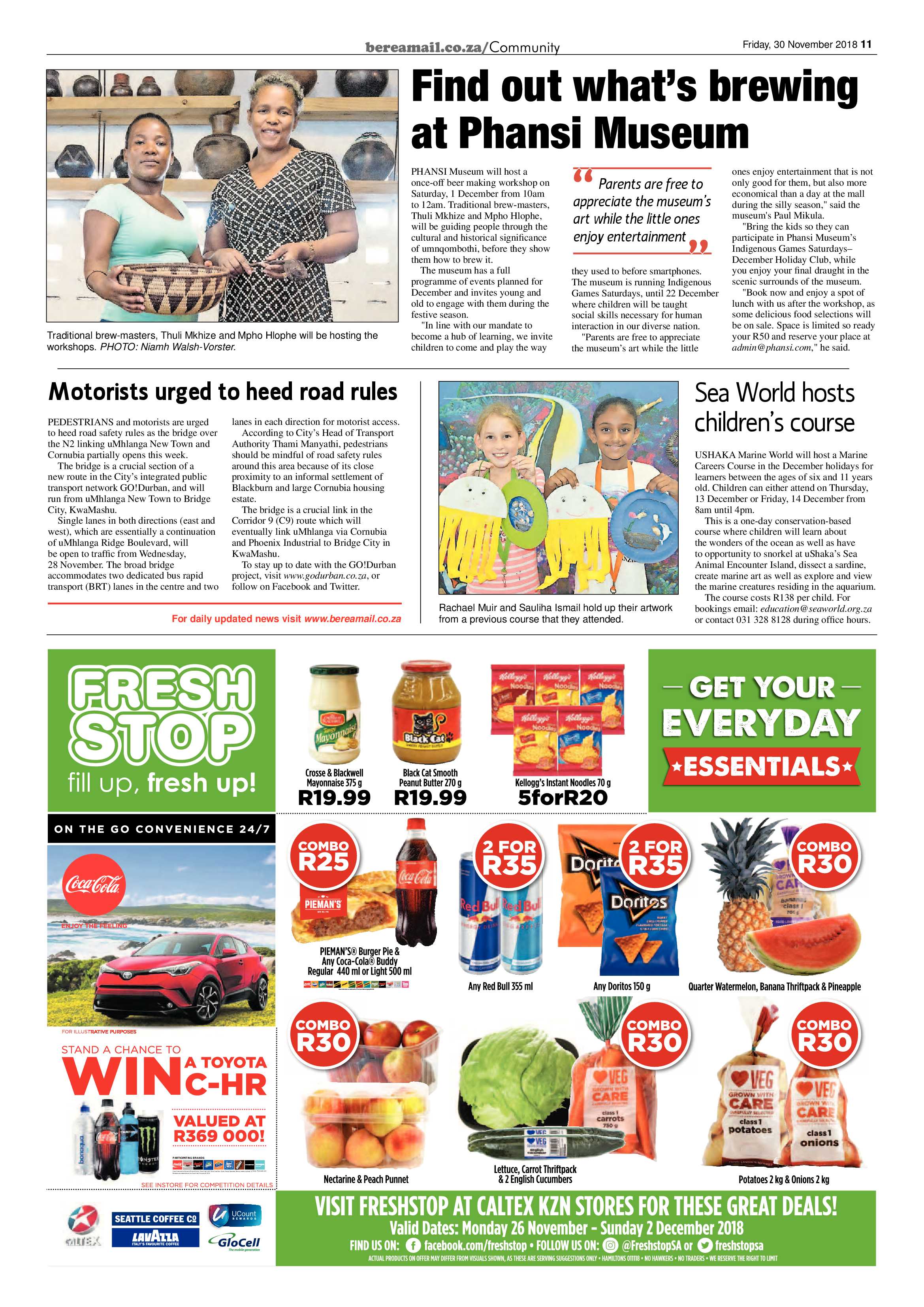 Berea Mail 30 November 2018 page 11