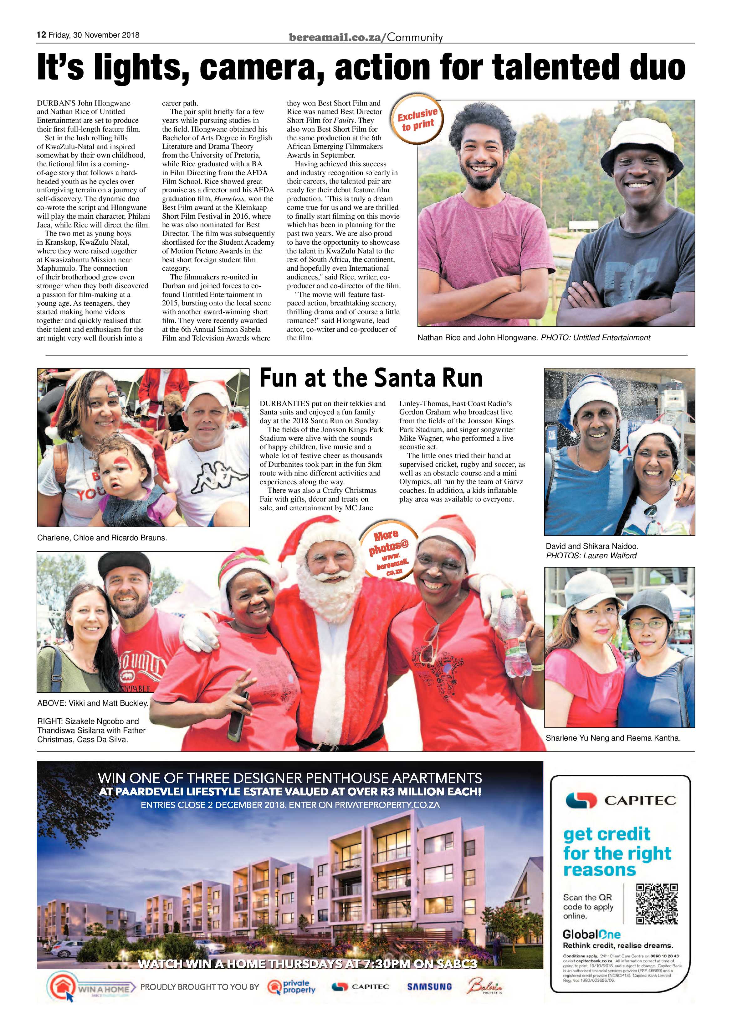 Berea Mail 30 November 2018 page 12