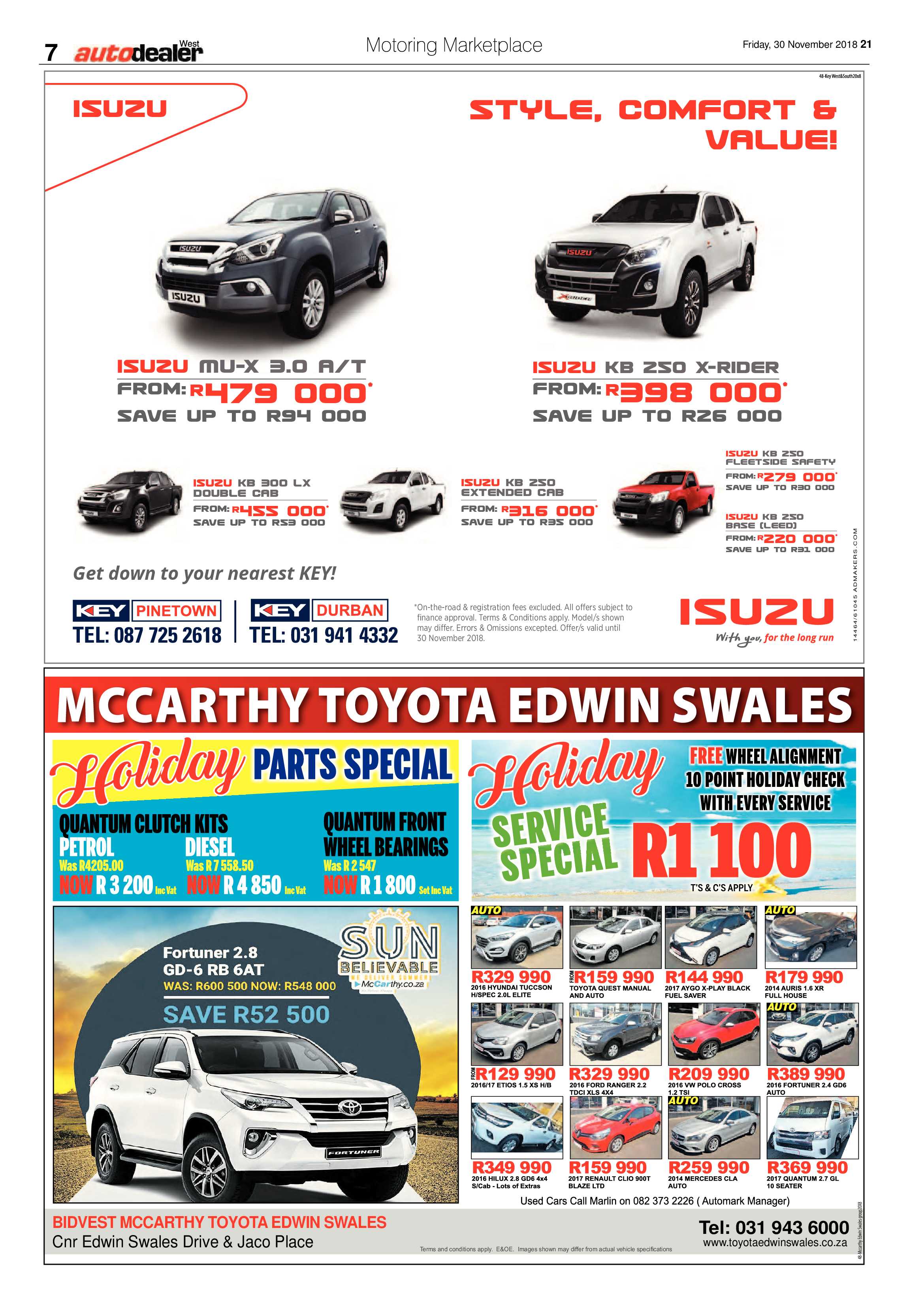 Berea Mail 30 November 2018 page 21