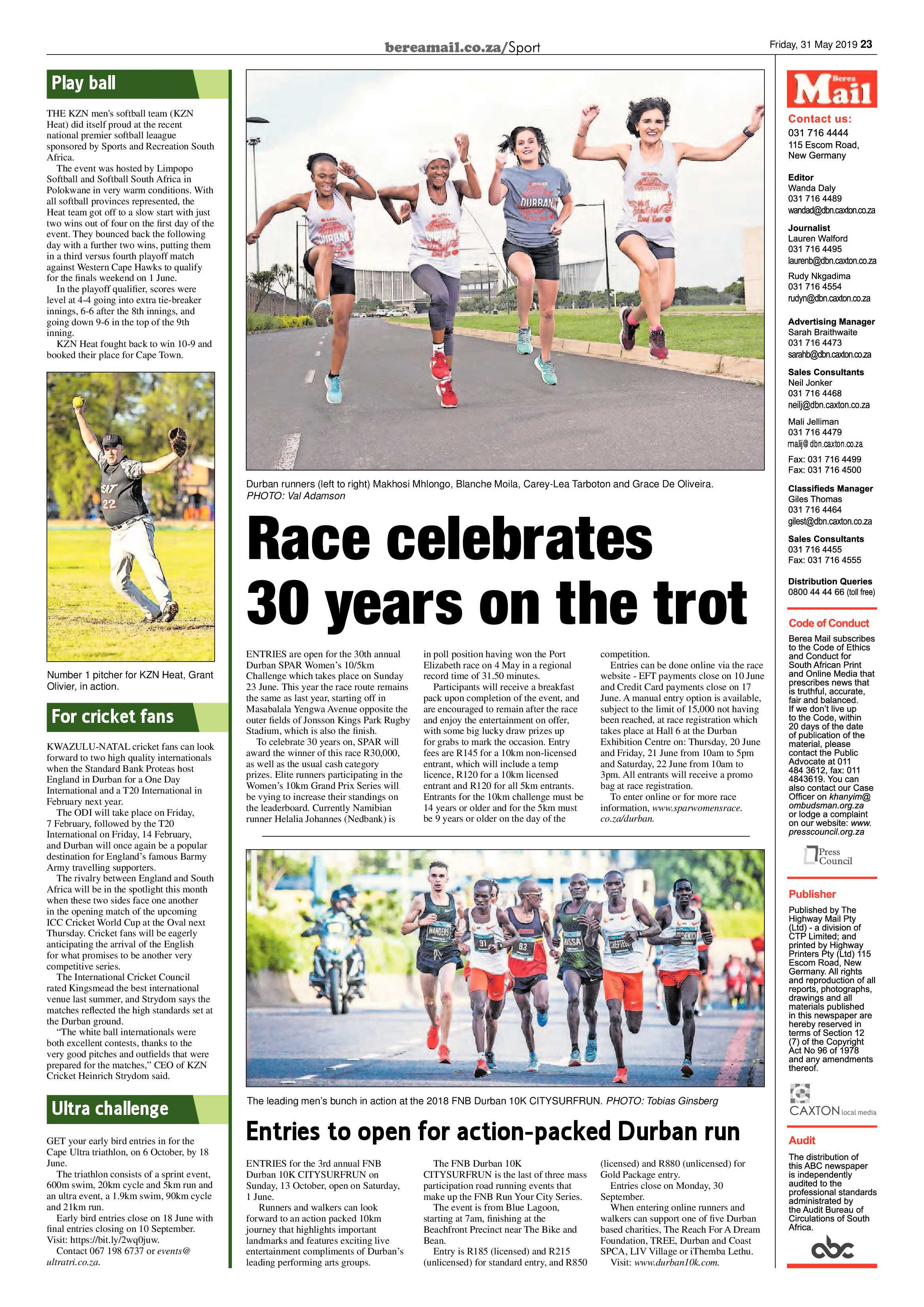 Berea Mail 31 May 2019 page 23