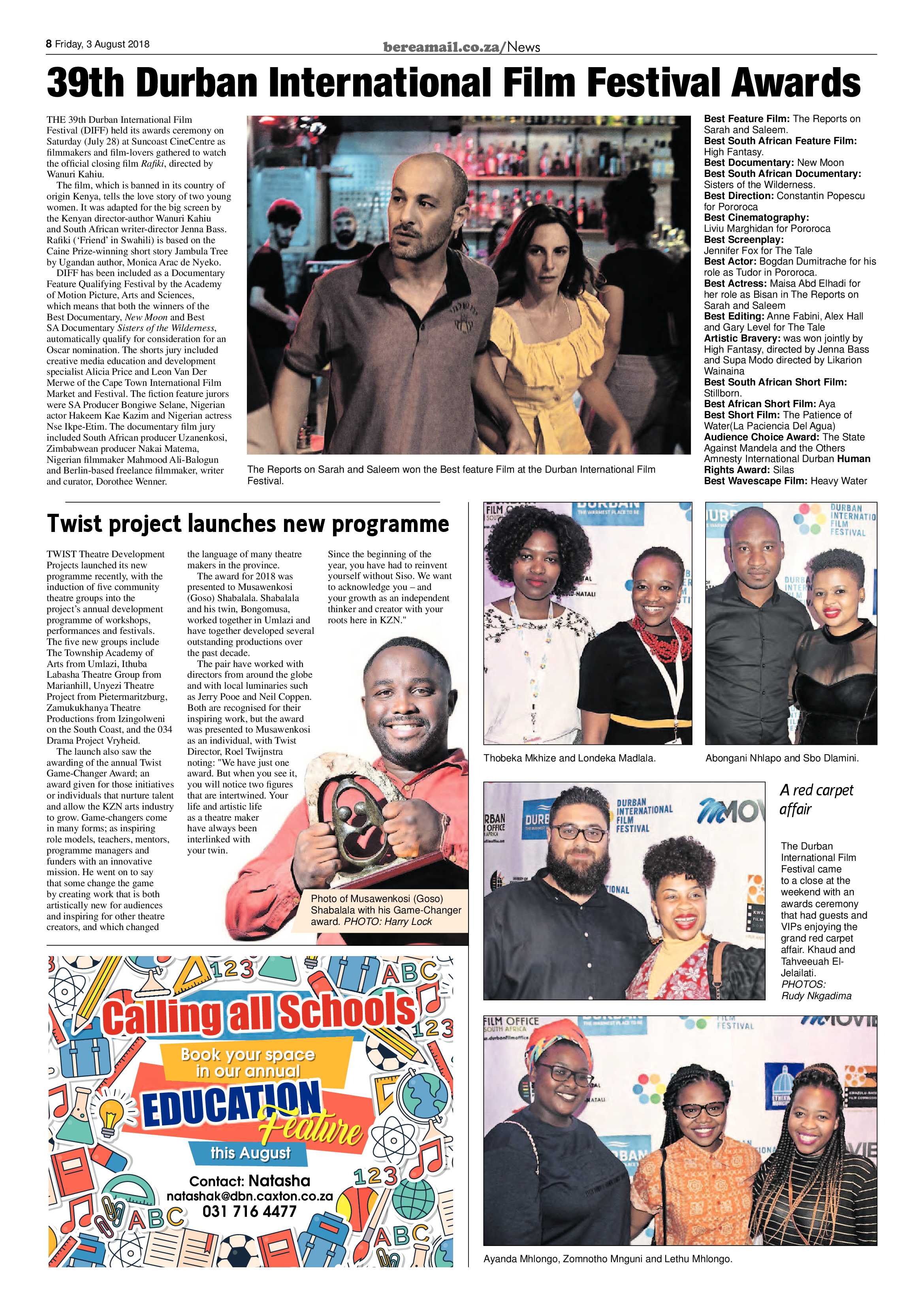 Berea Mail 3 August 2018 page 8
